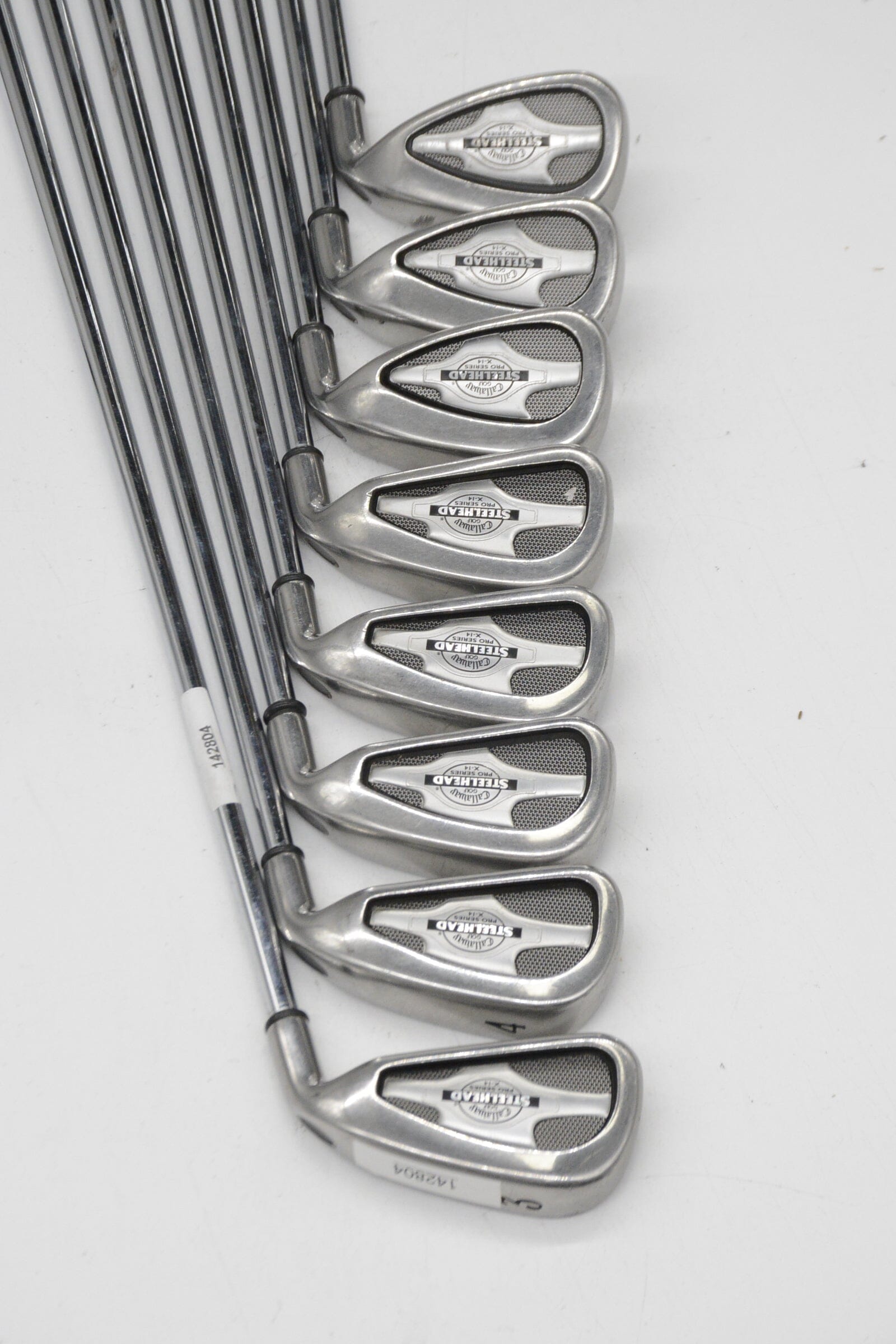 Callaway Steelhead X-14 Pro Series 3-PW Iron Set S Flex Std Length Golf Clubs GolfRoots