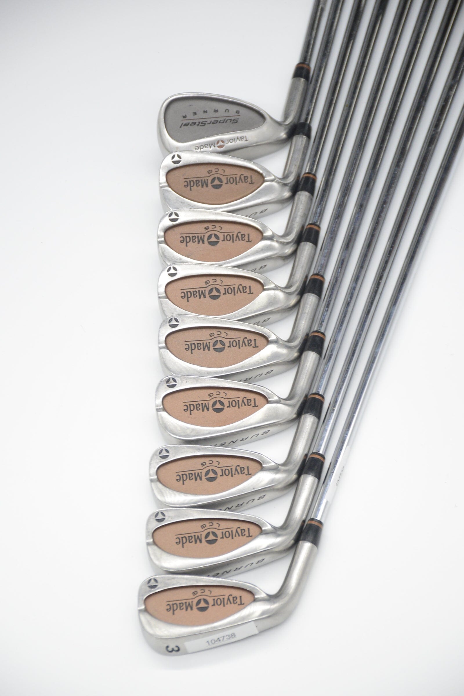 Lefty TaylorMade Burner LCG 3-PW, SW Iron Set S Flex -0.25" Golf Clubs GolfRoots