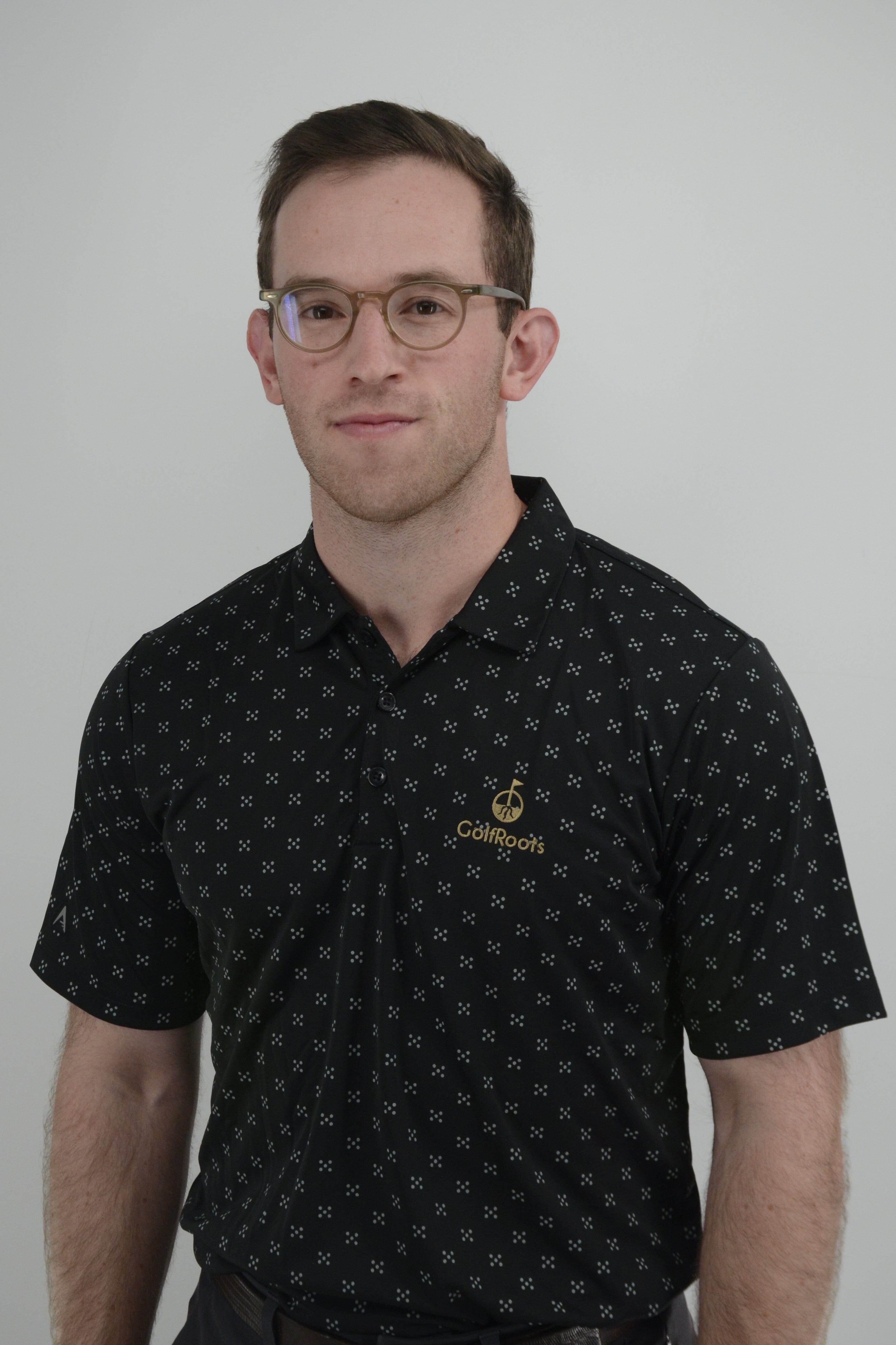"The Alec" Limited Edition Polo GolfRoots Medium Black