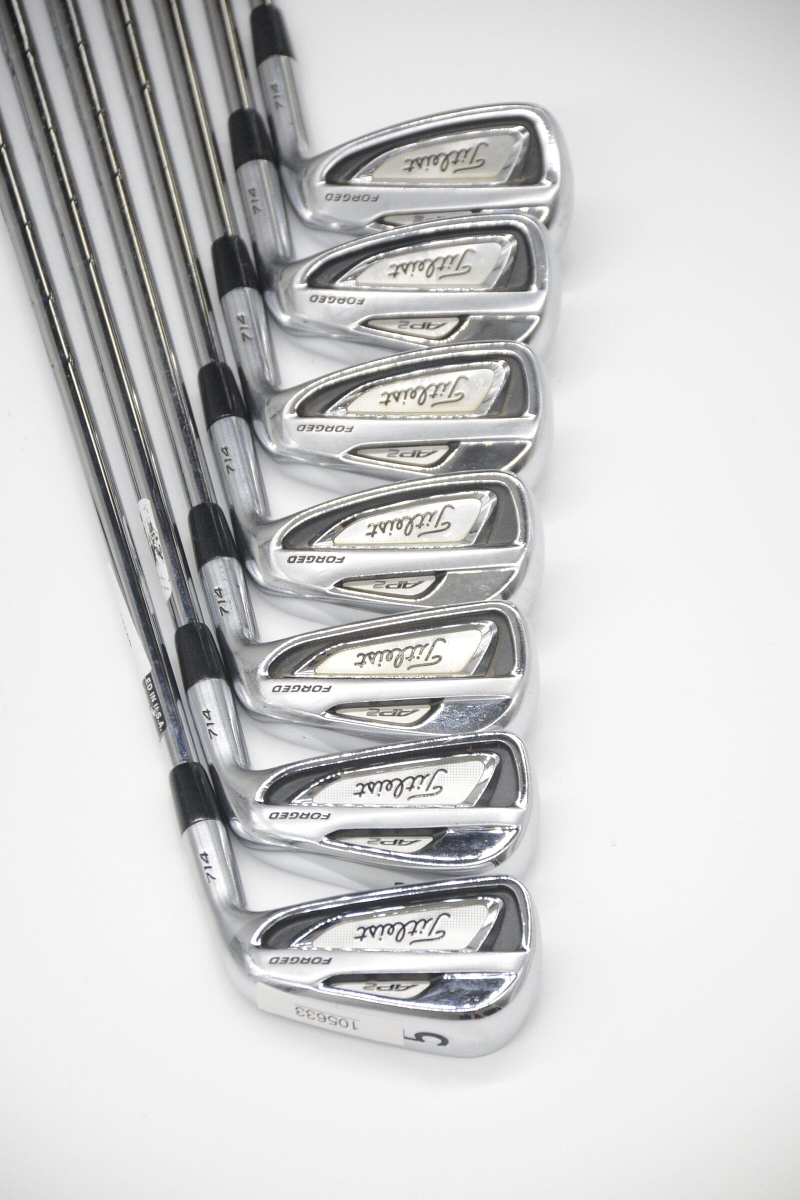 Titleist 714 AP2 Forged 5-AW Iron Set S Flex +0.25" Golf Clubs GolfRoots