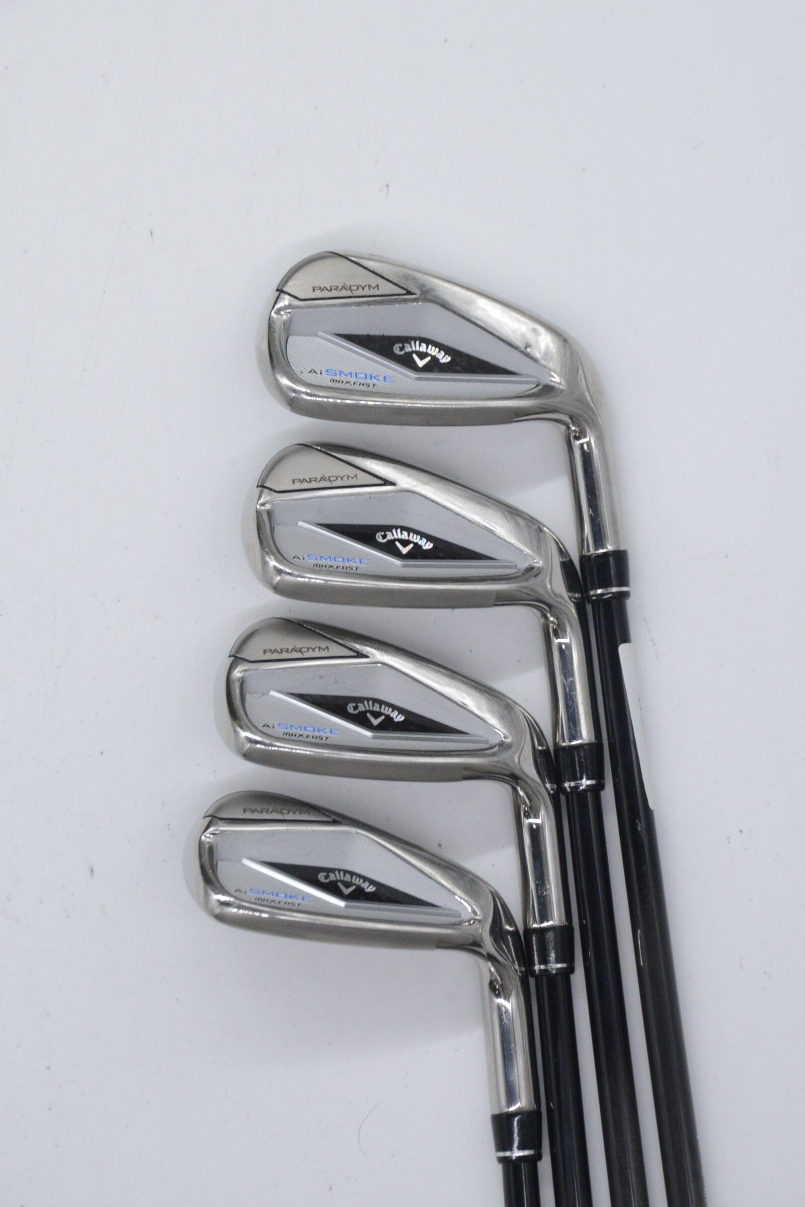 Callaway Paradym Ai Smoke MAX Fast 9-SW Iron Set SR Flex -0.5" Golf Clubs GolfRoots