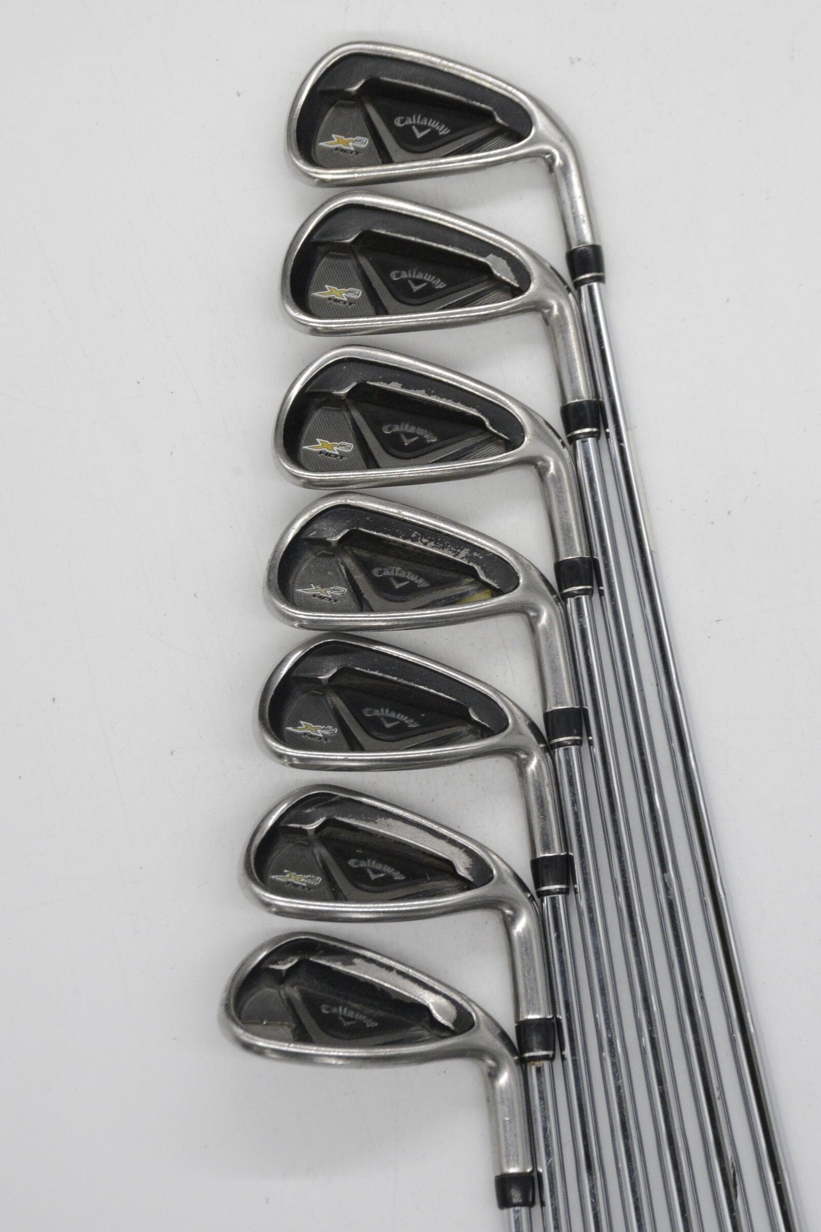 Callaway X2 Hot 5-AW Iron Set S Flex +1" Golf Clubs GolfRoots