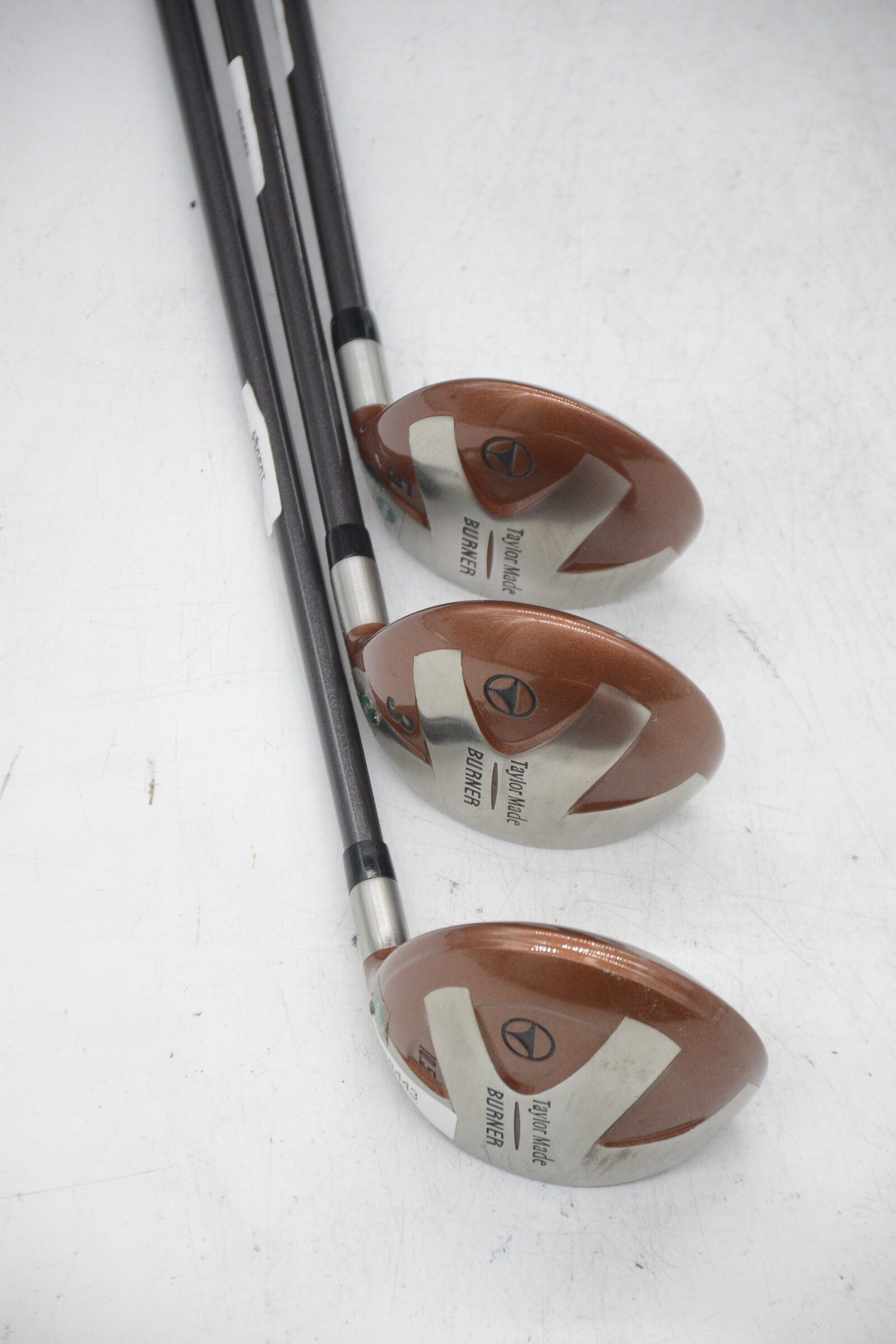 TaylorMade Burner Bubble D, 3W, 5W Wood Set R Flex Golf Clubs GolfRoots