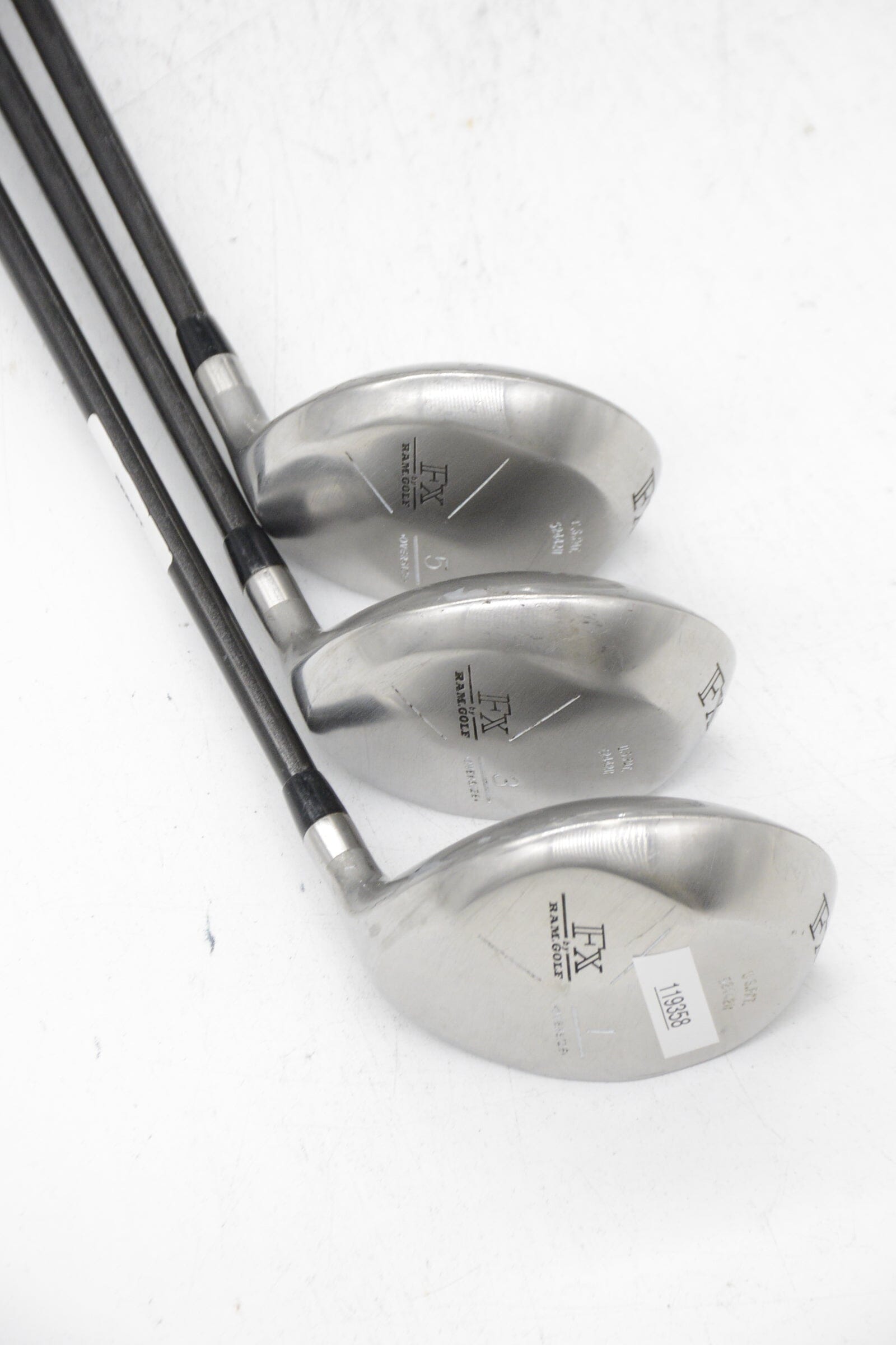 Ram Fx D, 3W, 5W Wood Set R Flex Golf Clubs GolfRoots