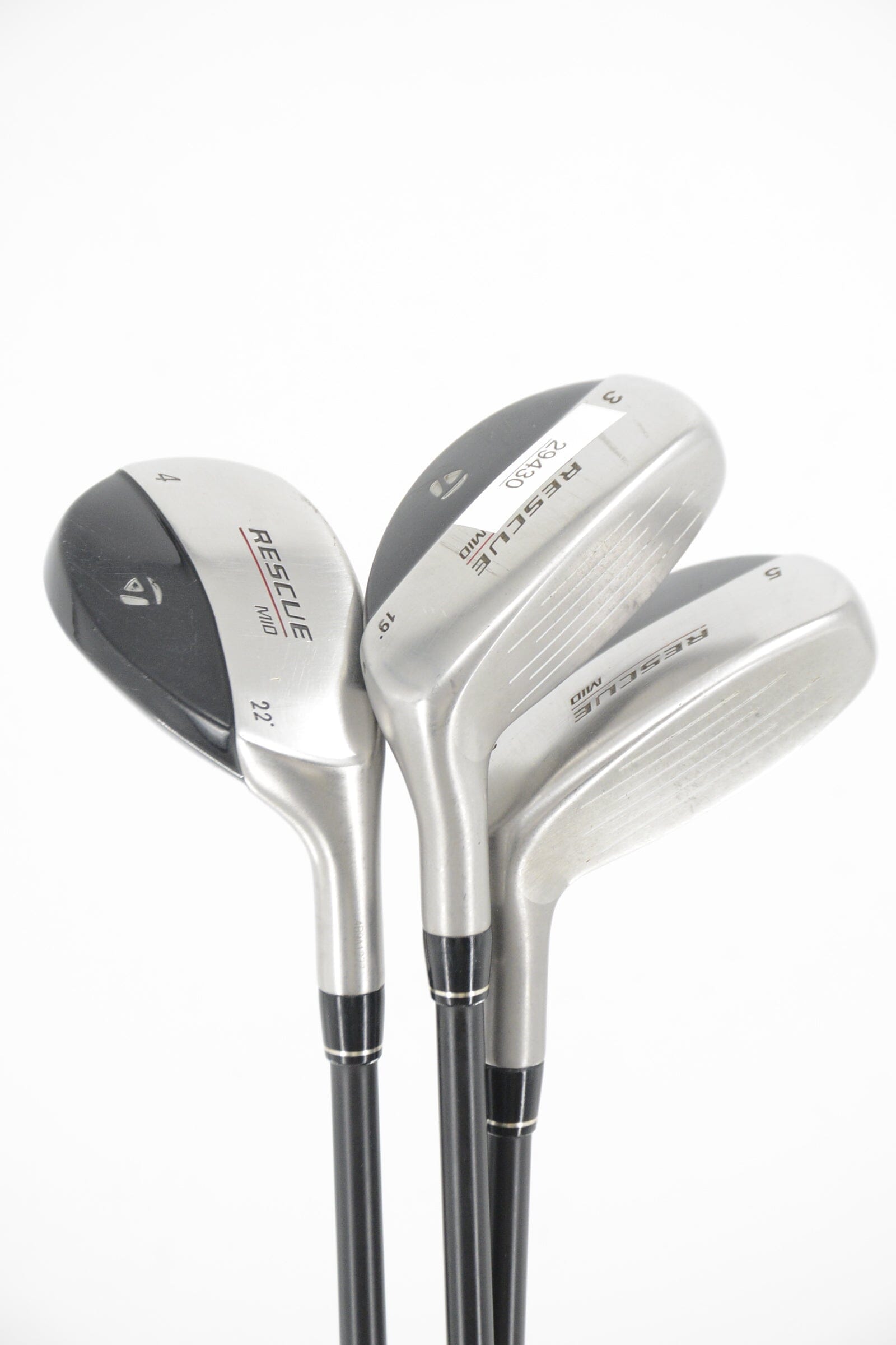 TaylorMade Rescue Mid 3H, 4H, 5H Hybrid Set R Flex Golf Clubs GolfRoots