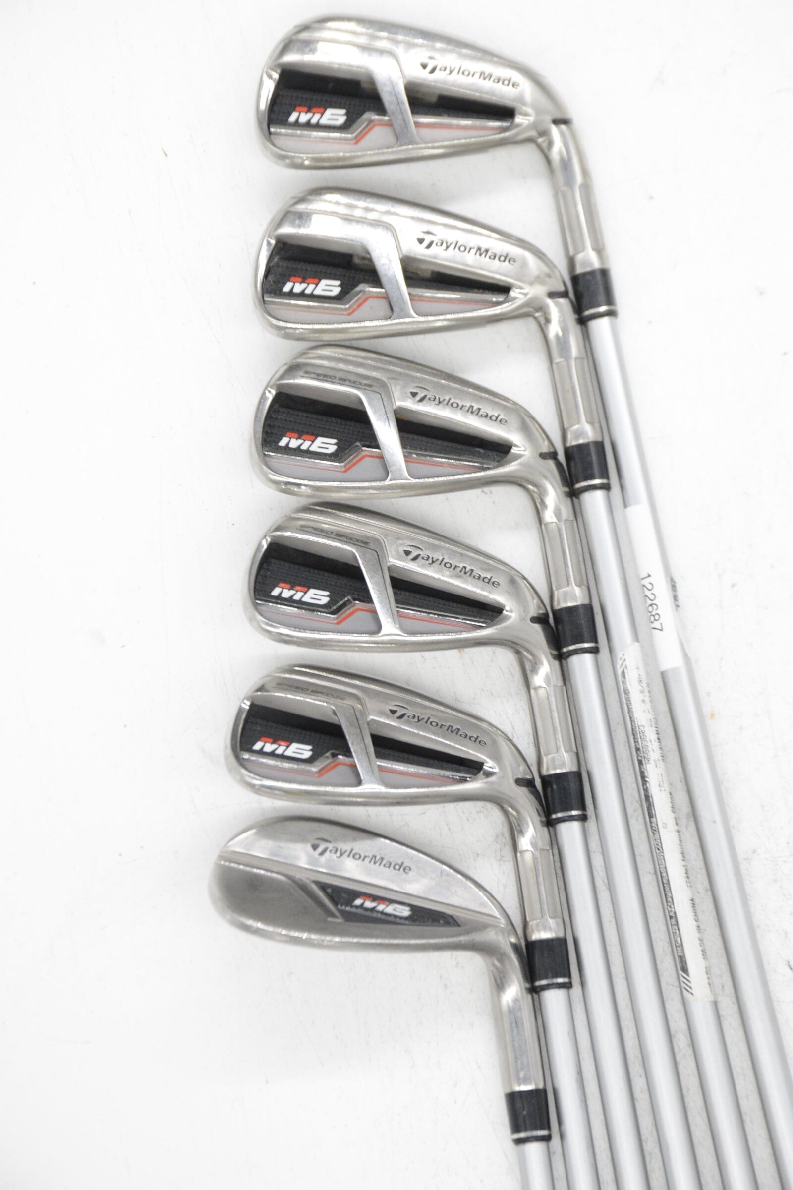Women's TaylorMade M6 6-PW, SW Iron Set W Flex Std Length Golf Clubs GolfRoots