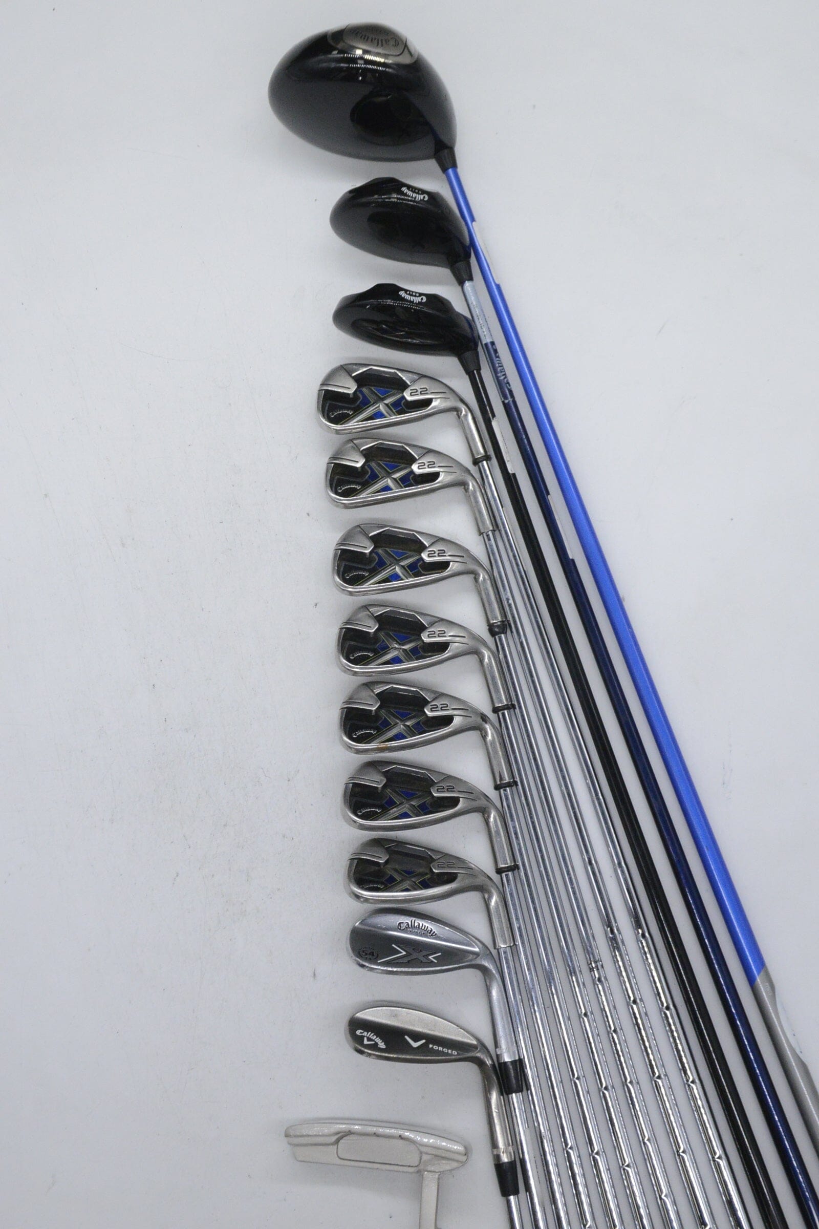 Callaway X-22 Mixed Full Set Uniflex Std Length Golf Clubs GolfRoots