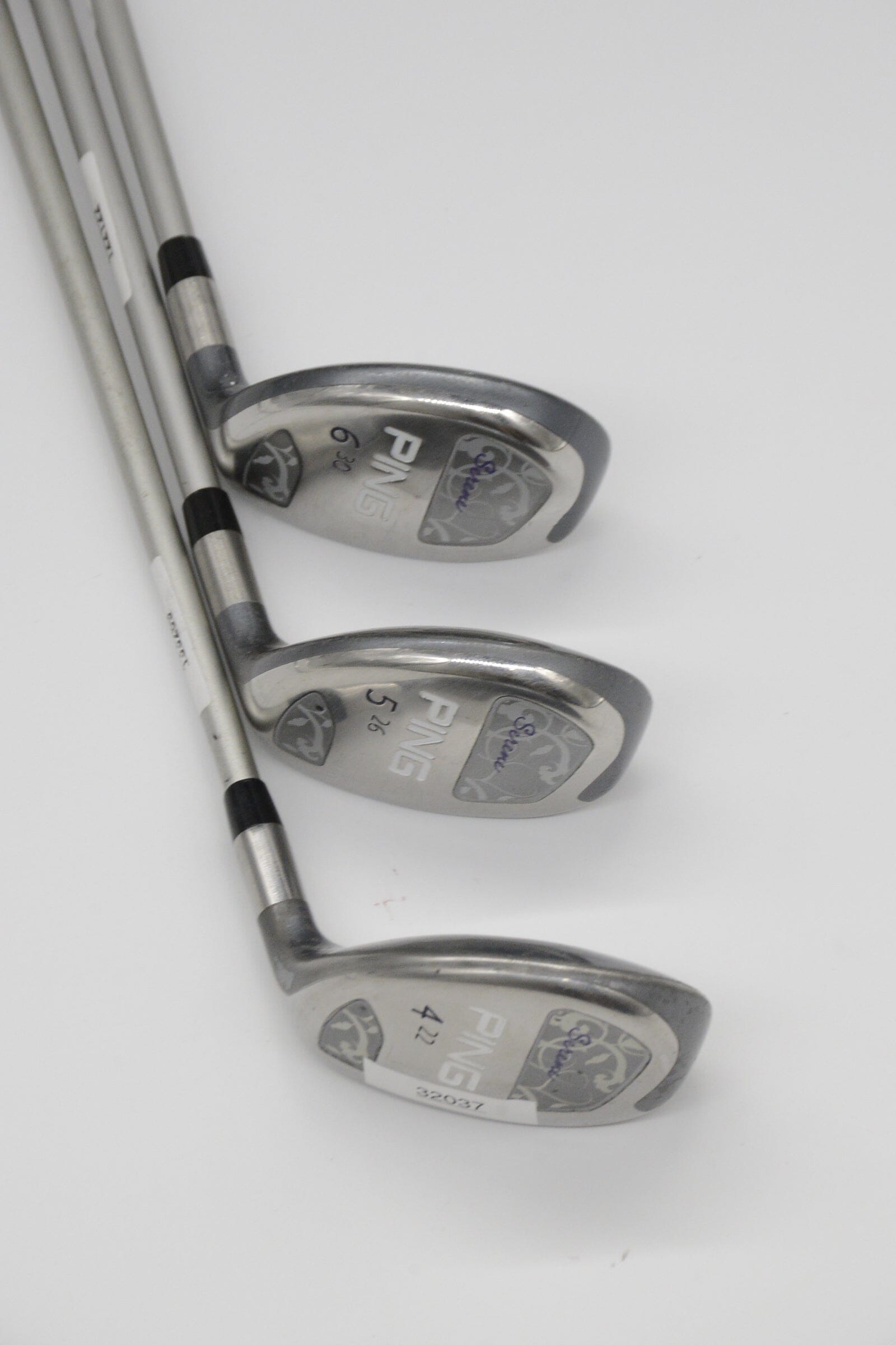 Women's Ping Serene 4H, 5H, 6H Hybrid Set W Flex Golf Clubs GolfRoots