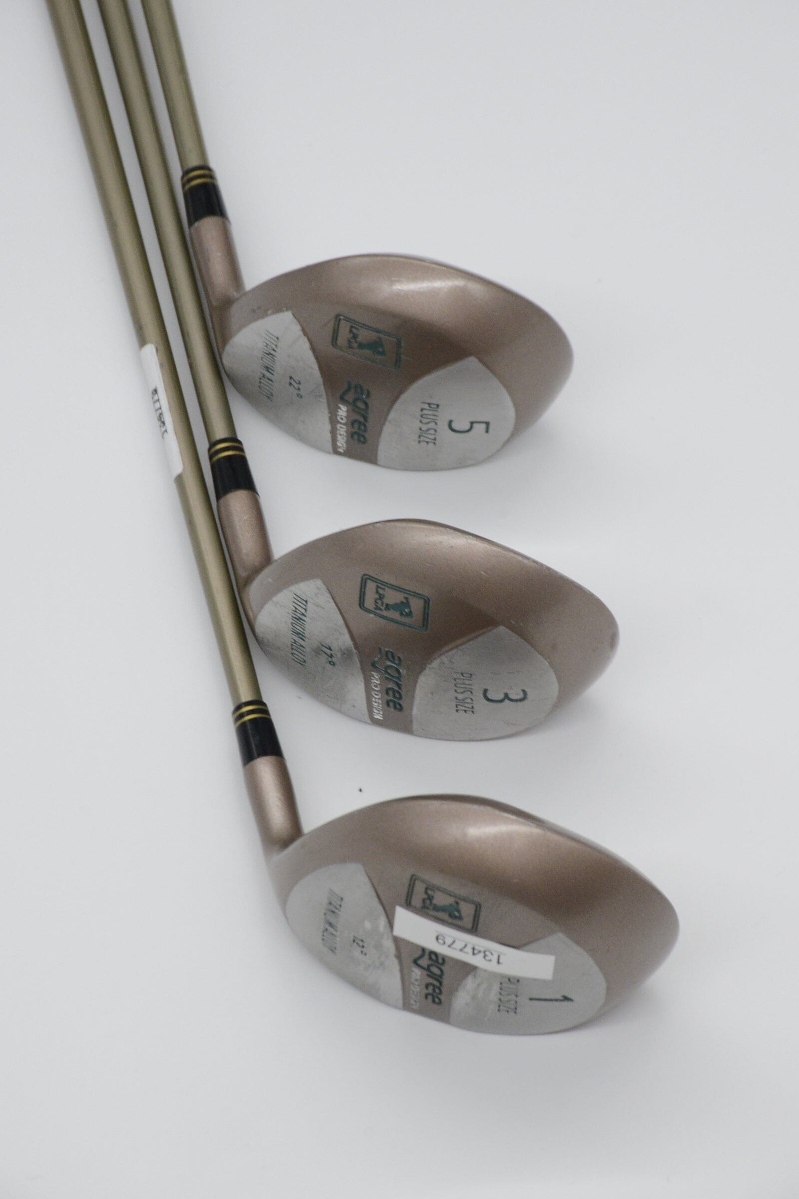 Women's LPGA Agree D, 3W, 5W Wood Set W Flex Golf Clubs GolfRoots