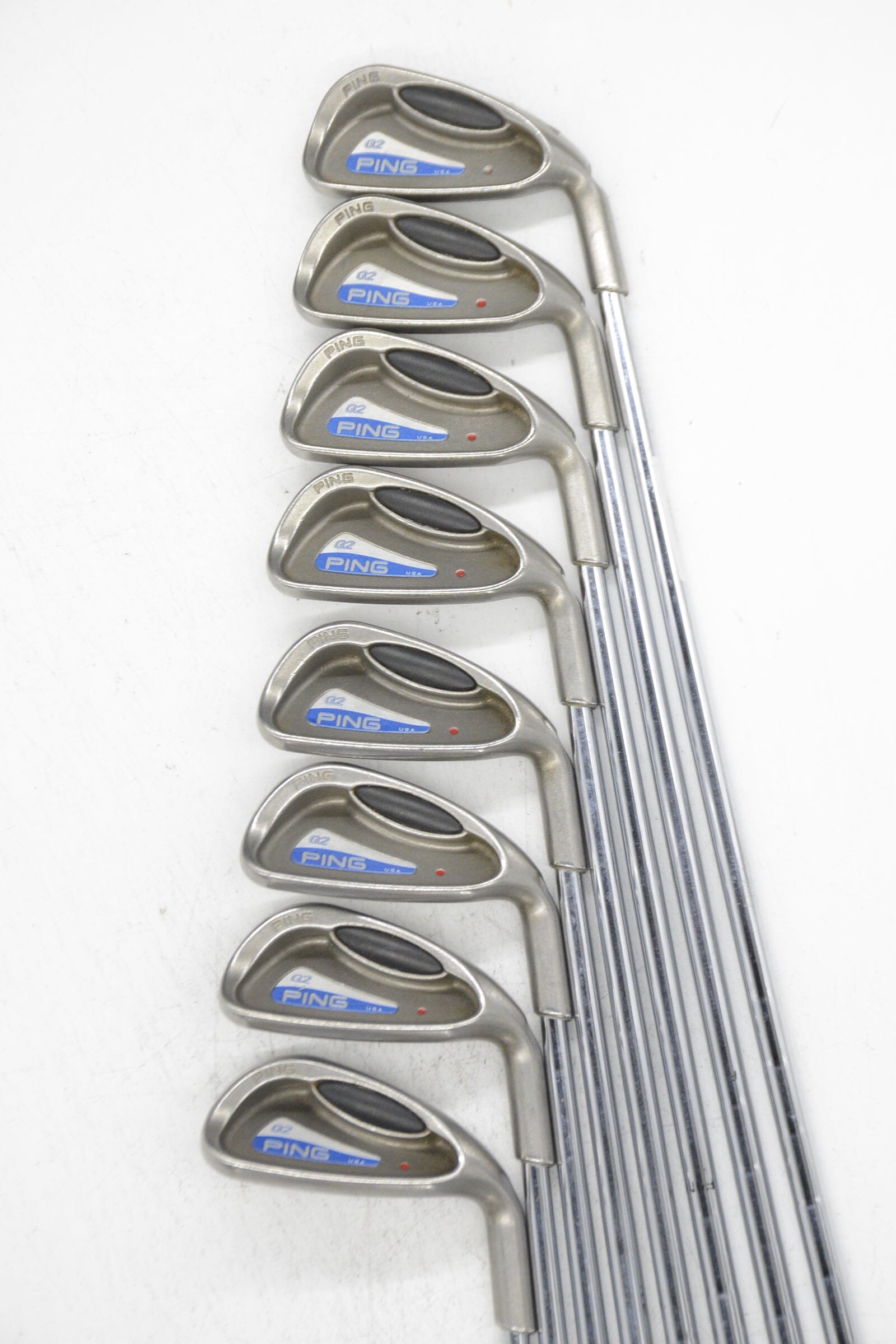 Ping G2 3-PW Iron Set S Flex +0.25" Golf Clubs GolfRoots