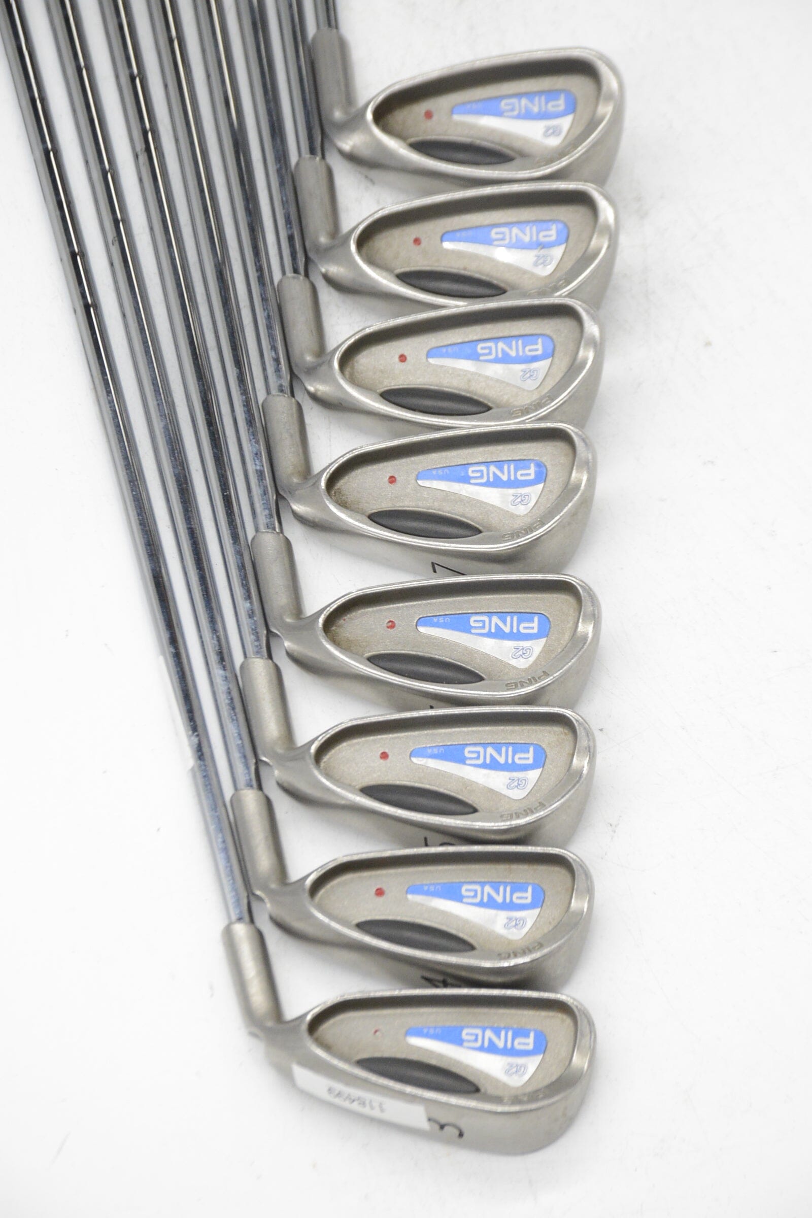 Ping G2 3-PW Iron Set S Flex +0.25" Golf Clubs GolfRoots