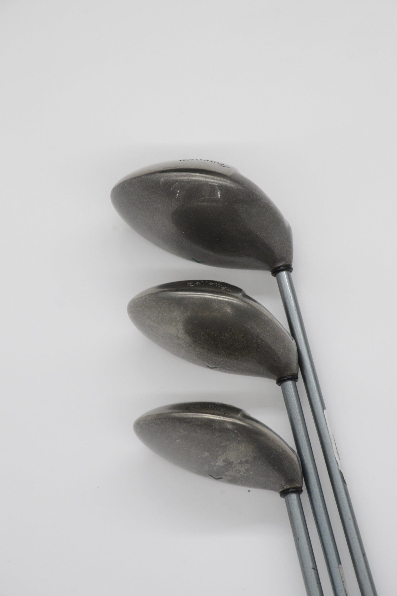 Women's Callaway Hawk Eye D, 3W, 5W Wood Set W Flex Golf Clubs GolfRoots