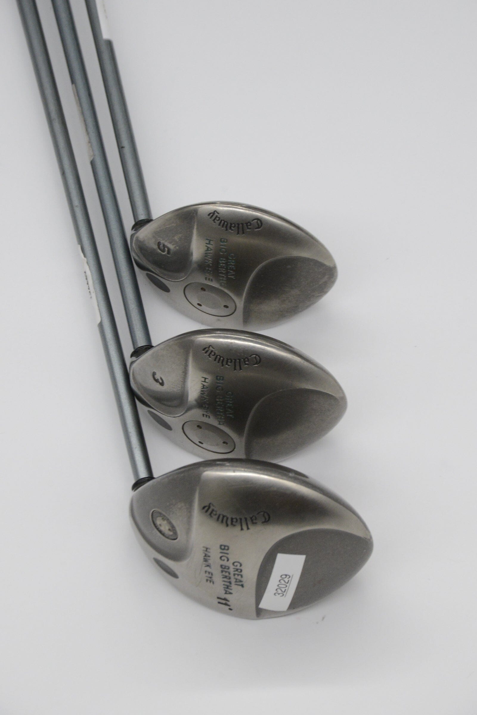 Women's Callaway Hawk Eye D, 3W, 5W Wood Set W Flex Golf Clubs GolfRoots