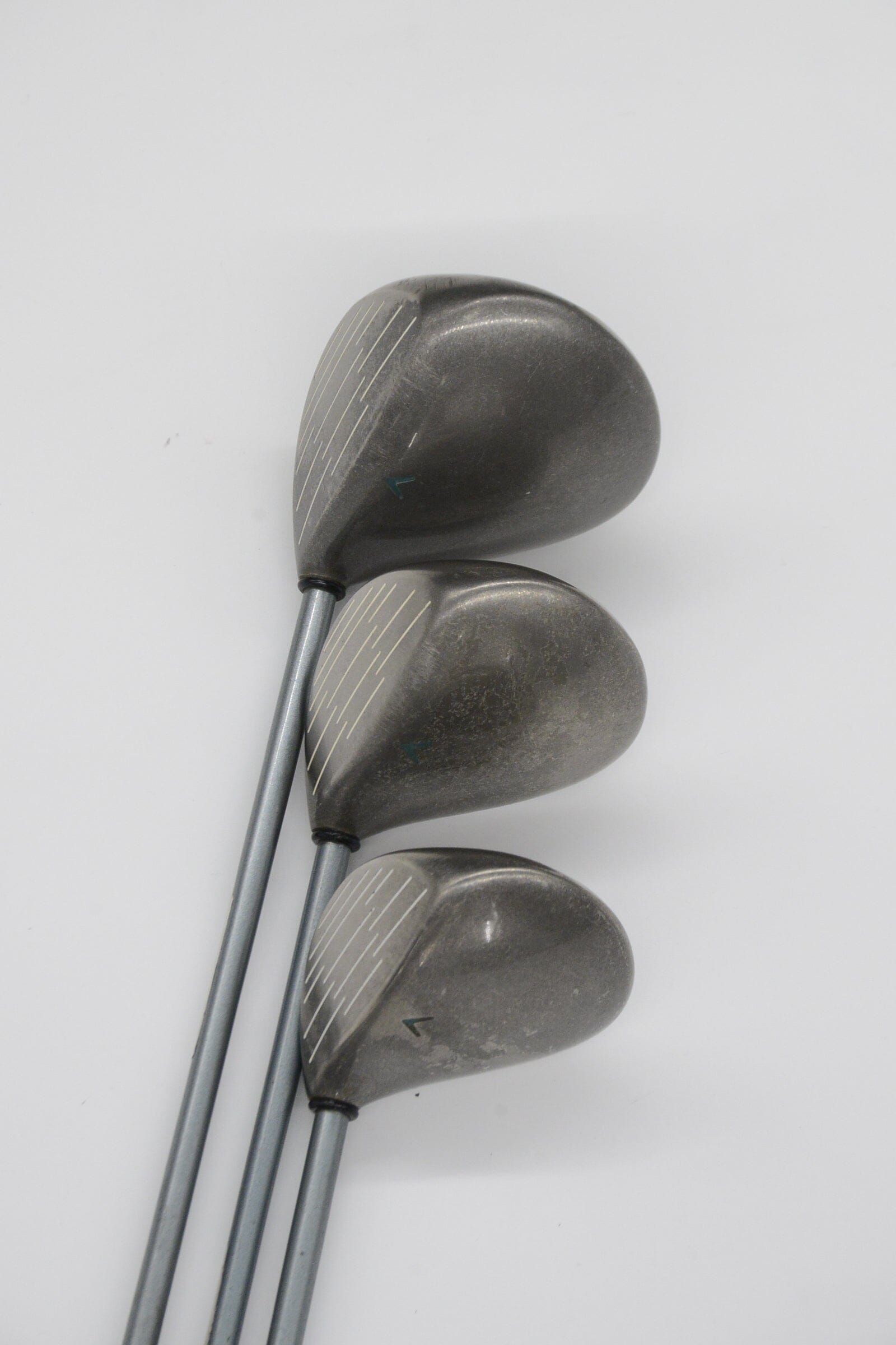 Women's Callaway Hawk Eye D, 3W, 5W Wood Set W Flex Golf Clubs GolfRoots