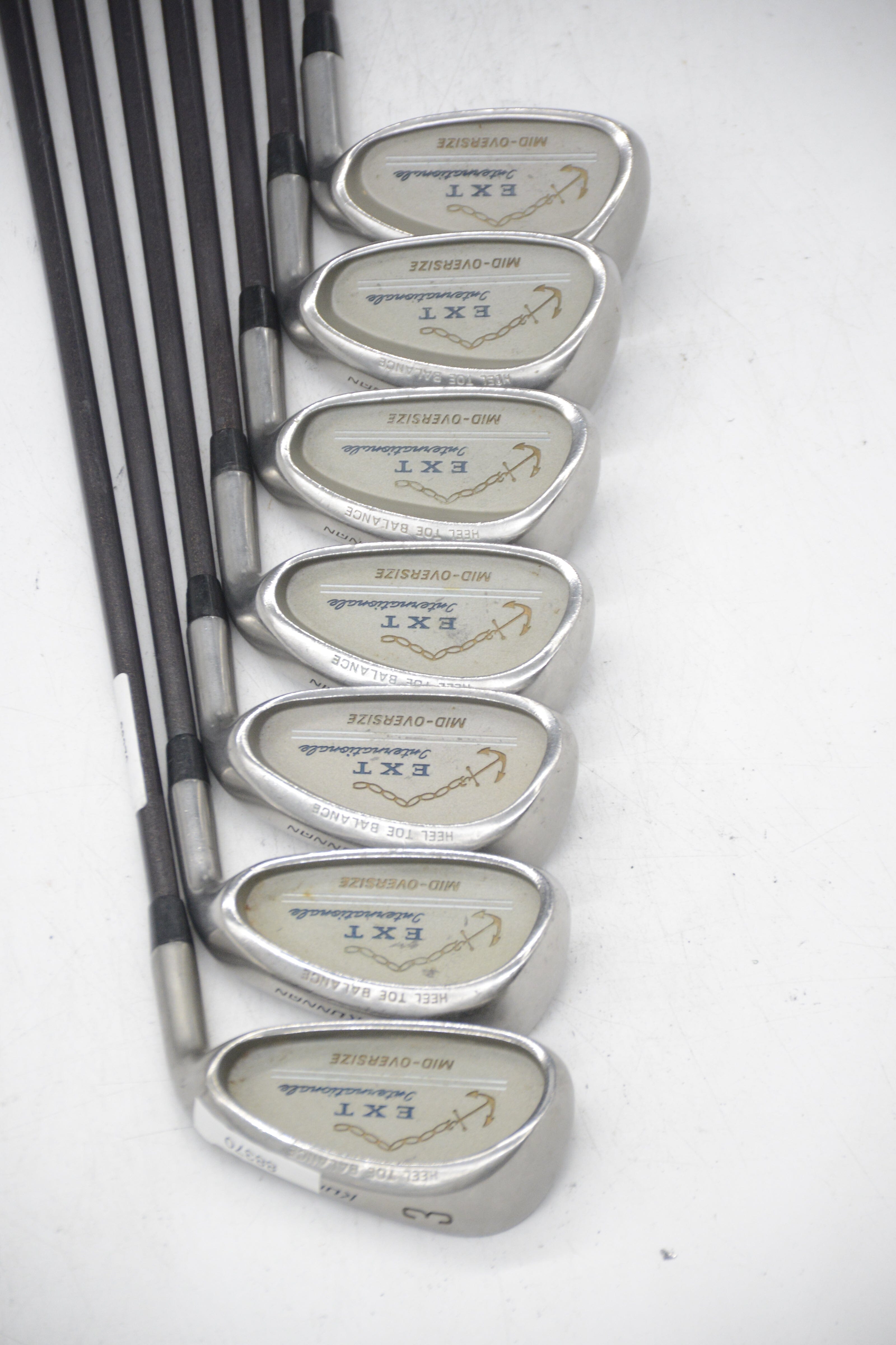 Women's Kunnan EXT 3-9 Iron Set W Flex -0.25" Golf Clubs GolfRoots