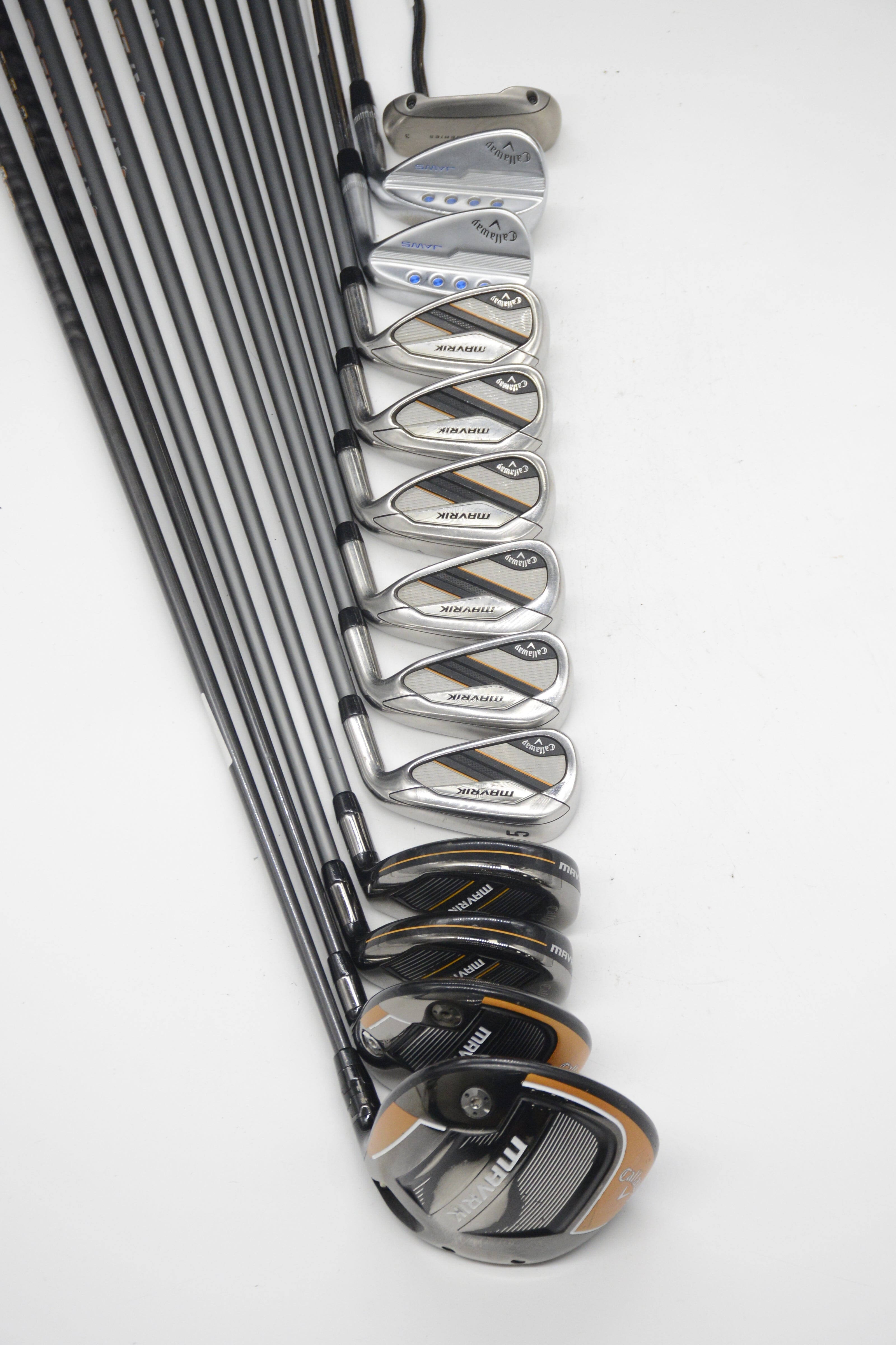 Callaway Mavrik Mixed Full Set R Flex -0.25" Golf Clubs GolfRoots