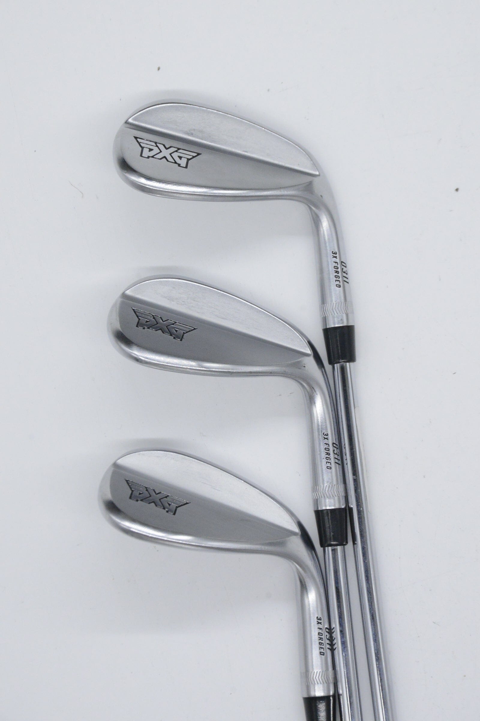 PXG 0311 3X Forged Chrome 50, 54, 58 Degree Wedge Set R Flex Golf Clubs GolfRoots