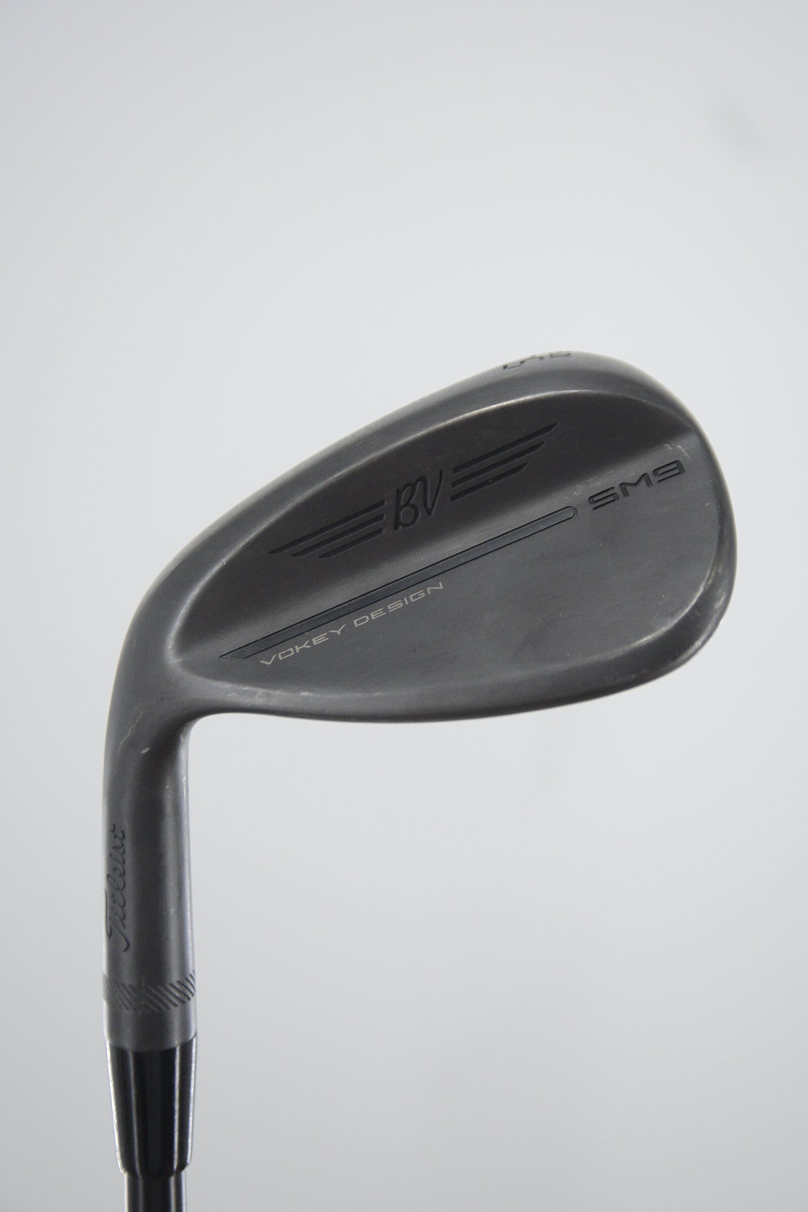 Lefty Titleist Vokey SM9 Jet Black 54 Degree Wedge Wedge Flex 35.5" Golf Clubs GolfRoots