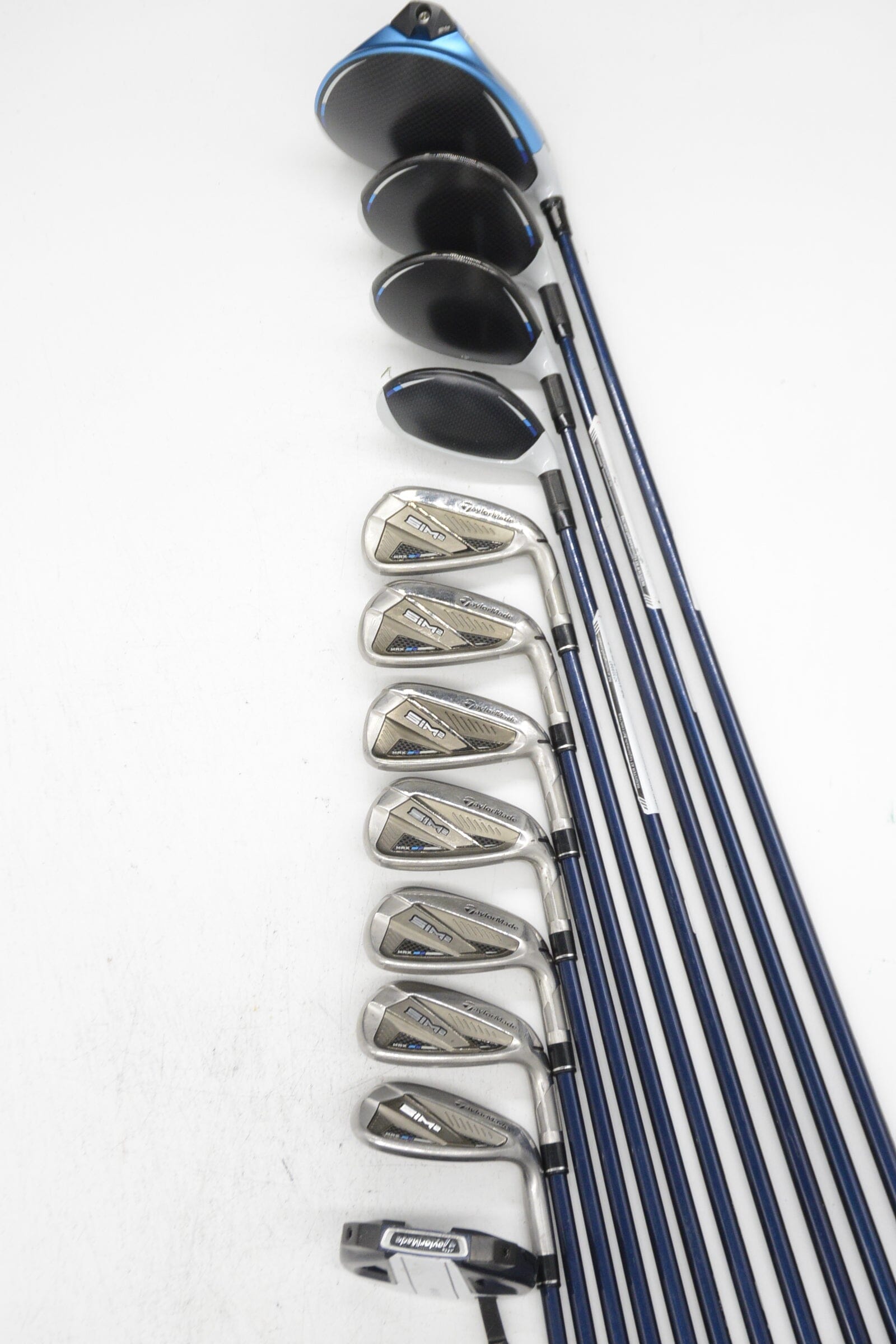 TaylorMade SIM2 Max Mixed Full Set R Flex -0.5" Golf Clubs GolfRoots