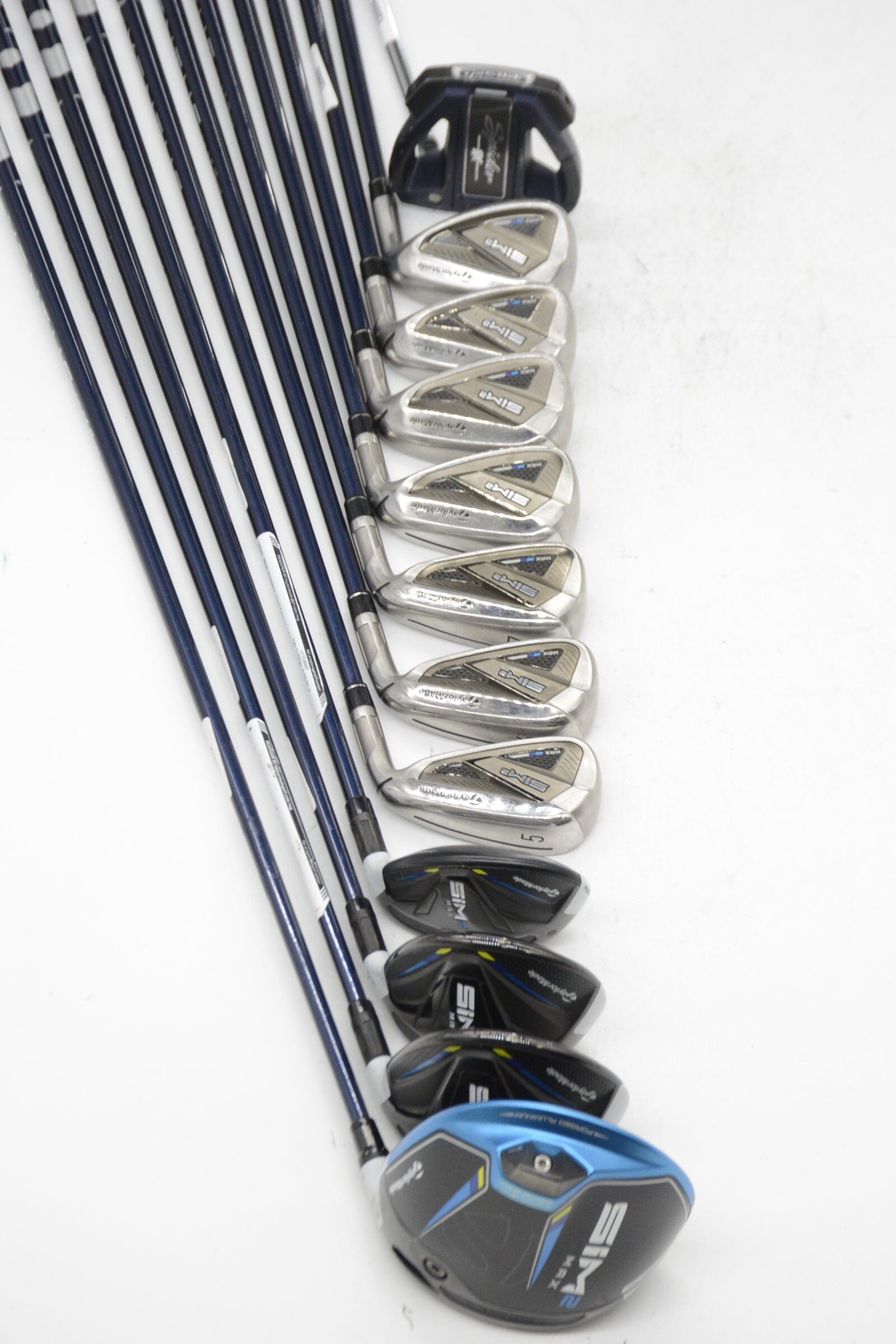TaylorMade SIM2 Max Mixed Full Set R Flex -0.5" Golf Clubs GolfRoots