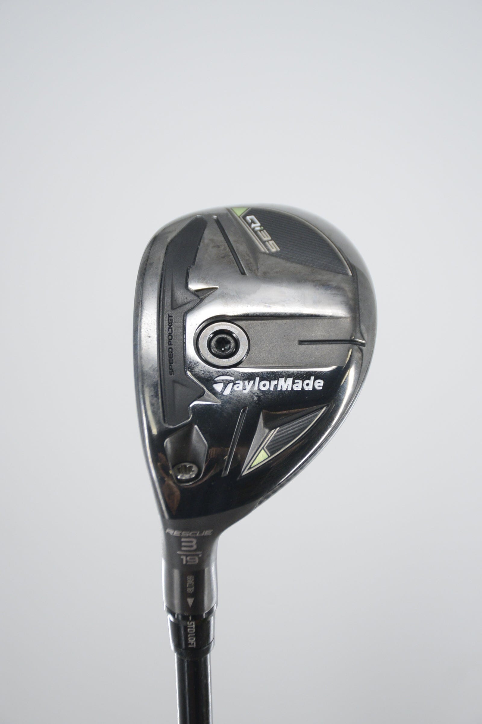 Lefty TaylorMade Qi35 Rescue 3 Hybrid X Flex 40.75" Golf Clubs GolfRoots