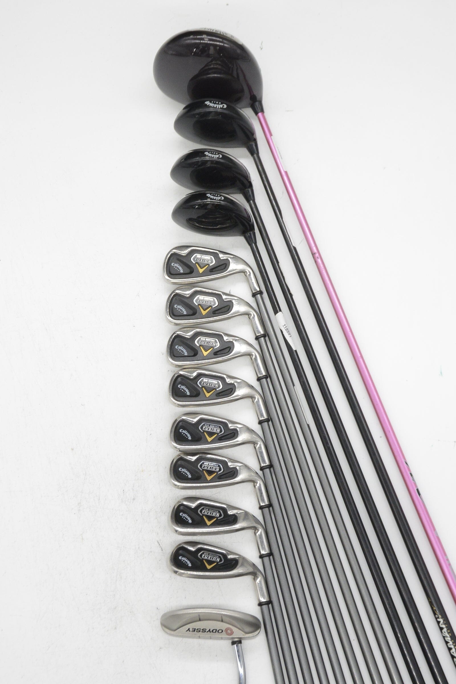 Women's Callaway Big Bertha Fusion Mixed Full Set W Flex -0.5" Golf Clubs GolfRoots