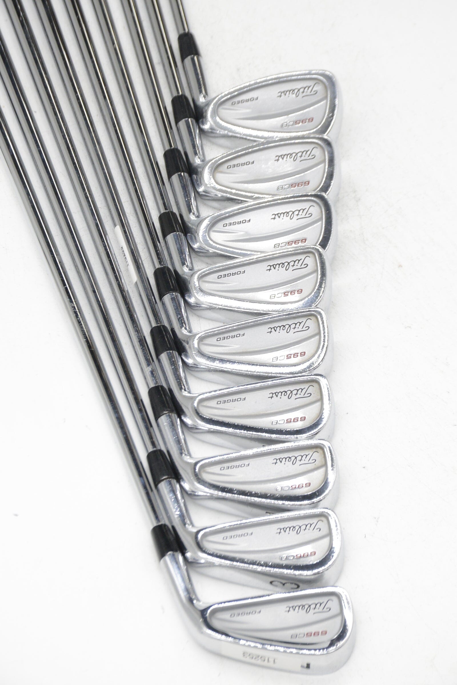 Titleist 695 CB Forged 2-PW Iron Set S Flex Std Length Golf Clubs GolfRoots