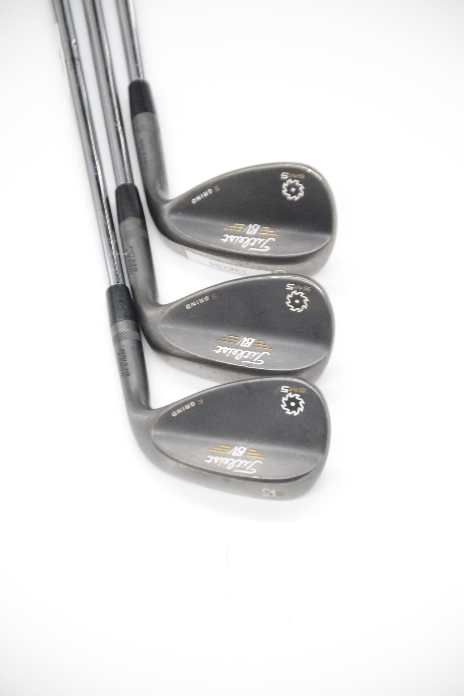 Titleist Vokey SM5 Raw Black 52, 56, 60 Degree Wedge Set Wedge Flex Golf Clubs GolfRoots