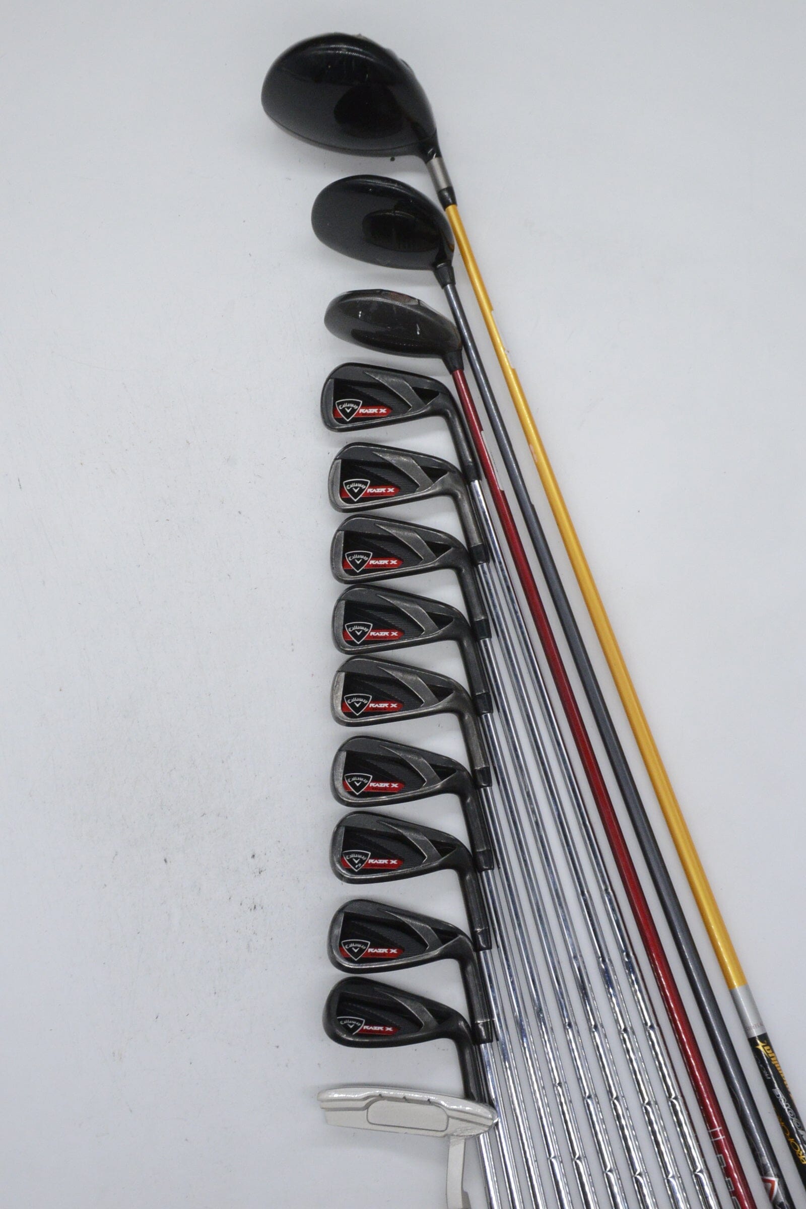 Callaway RAZR X Black Mixed Full Set Uniflex +0.25" Golf Clubs GolfRoots