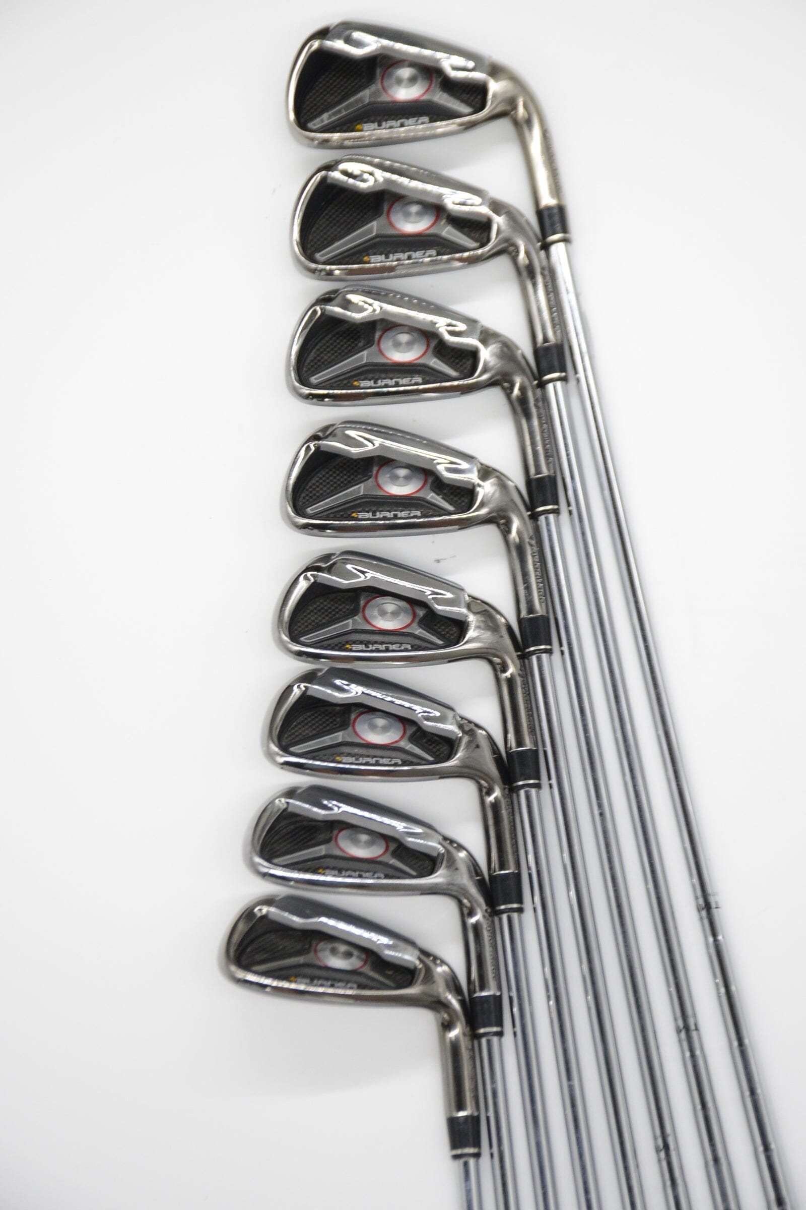 TaylorMade Burner '09 4-AW Iron Set R Flex +0.25" Golf Clubs GolfRoots