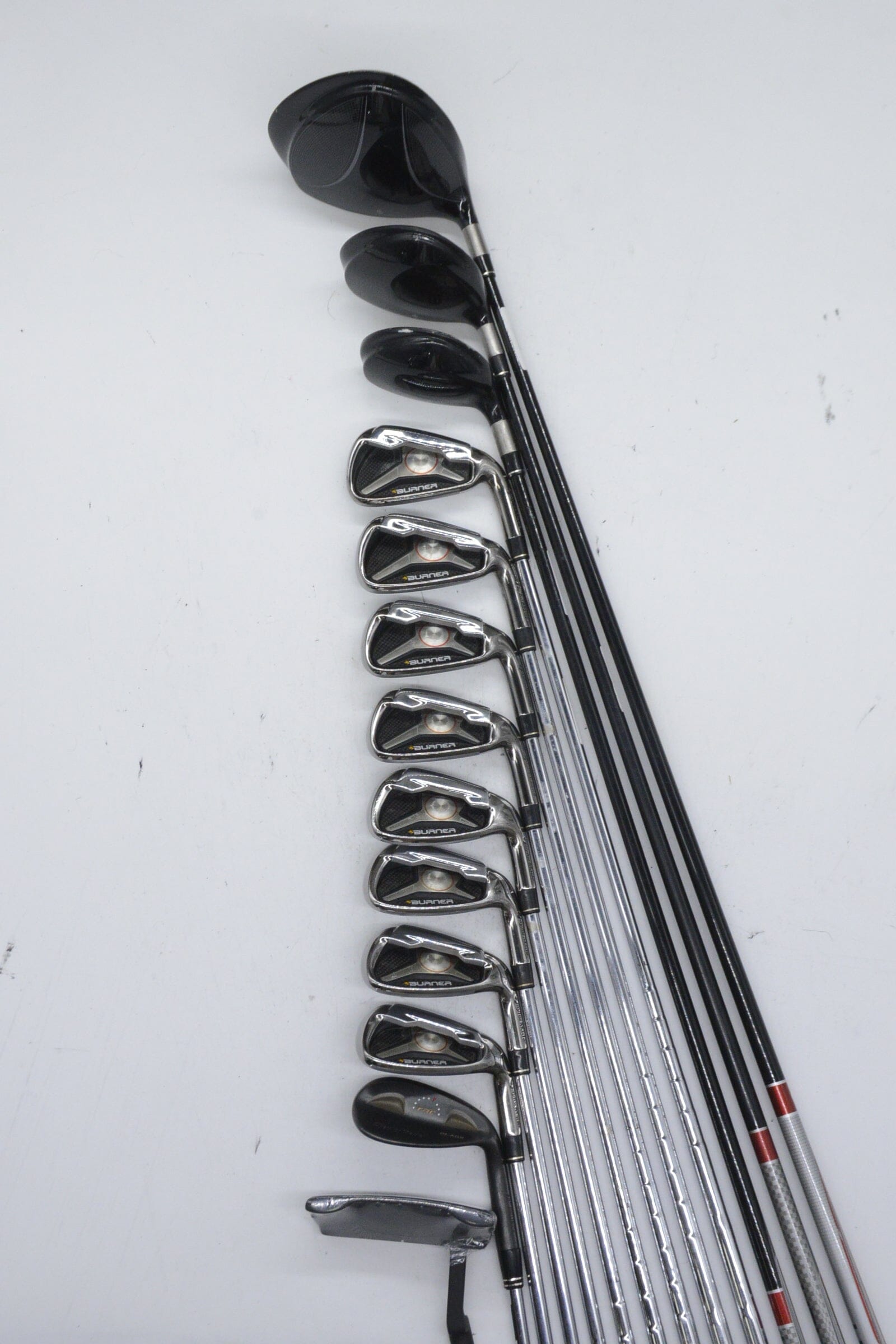 TaylorMade Burner '09 Mixed Full Set R Flex +0.25" Golf Clubs GolfRoots