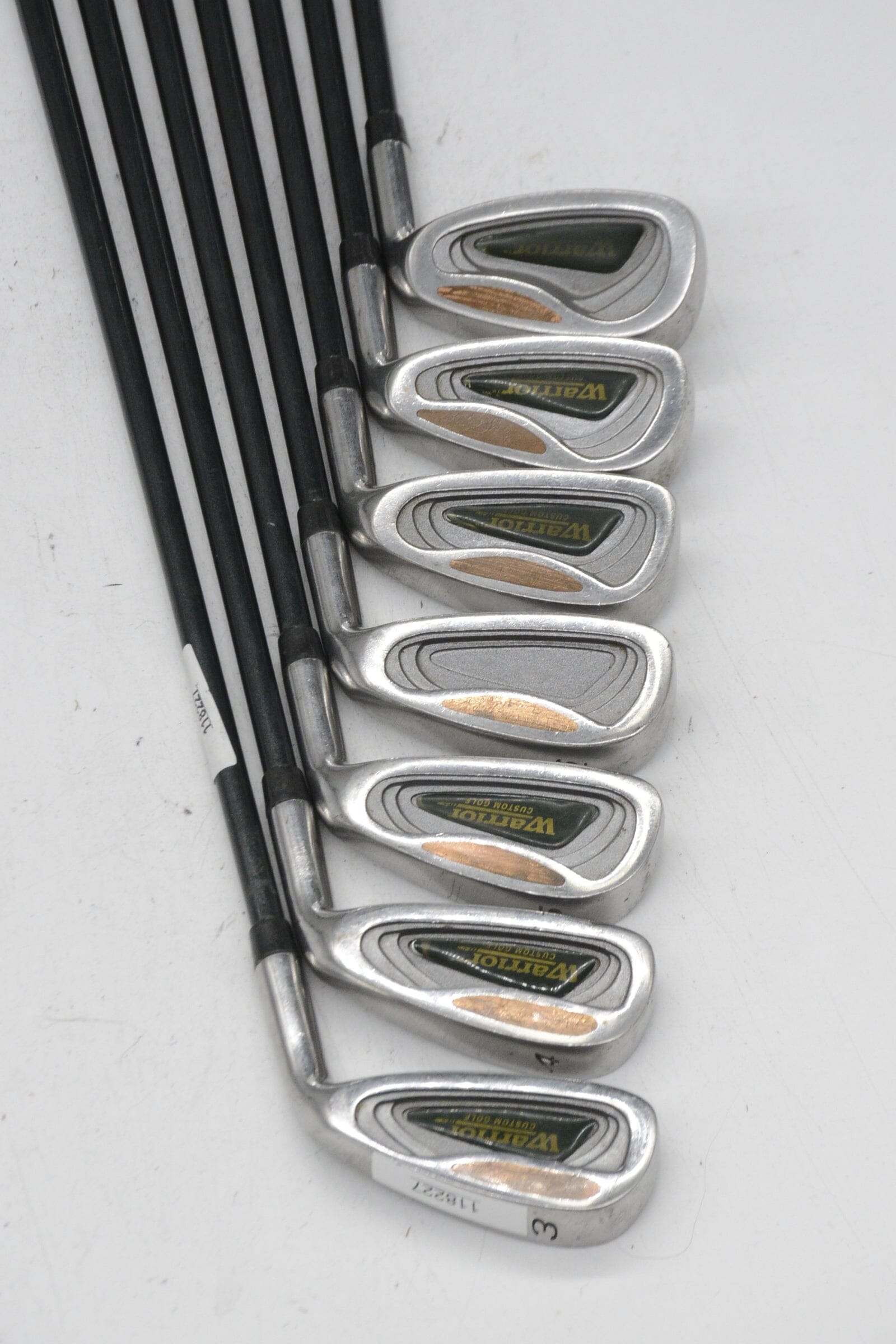 Warrior 3-8, PW Iron Set R Flex -0.75" Golf Clubs GolfRoots