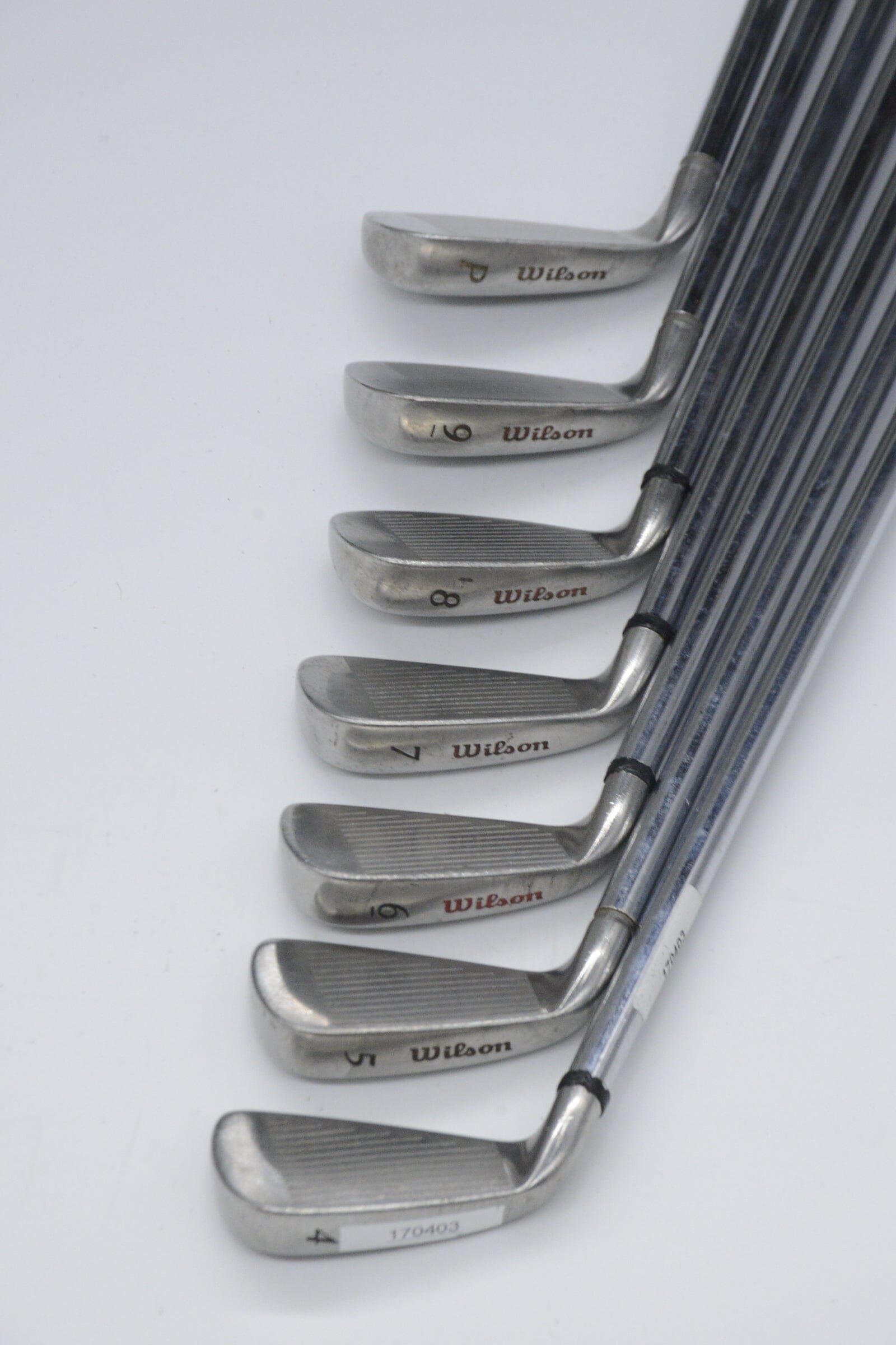 Wilson Fat Shaft 4-PW Iron Set R Flex -2" Golf Clubs GolfRoots