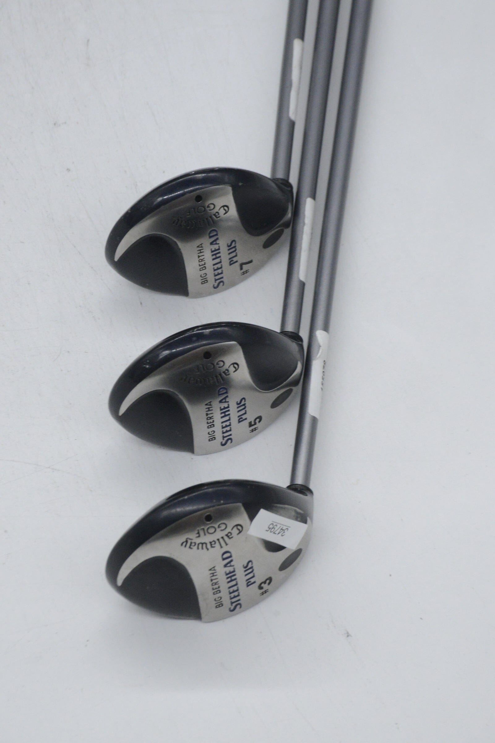 Lefty Callaway Steelhead Plus 3W, 5W, 7W Wood Set S Flex Golf Clubs GolfRoots