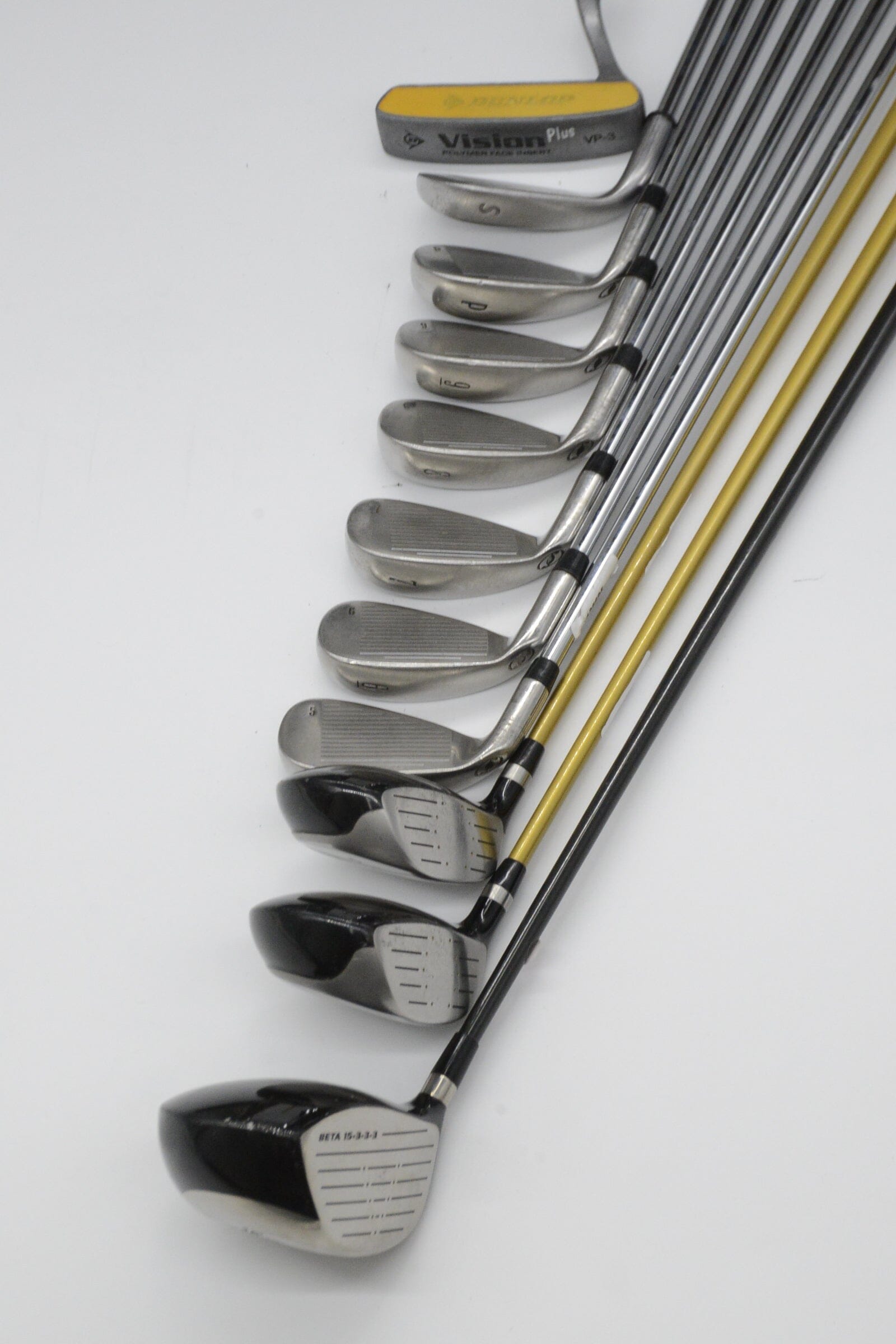 Silver Diamond GX-1 Mixed Full Set S Flex -0.25" Golf Clubs GolfRoots