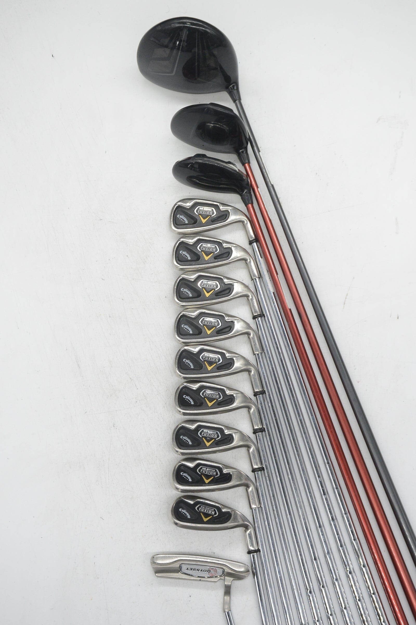 Callaway Big Bertha Fusion Mixed Full Set S Flex +1" Golf Clubs GolfRoots