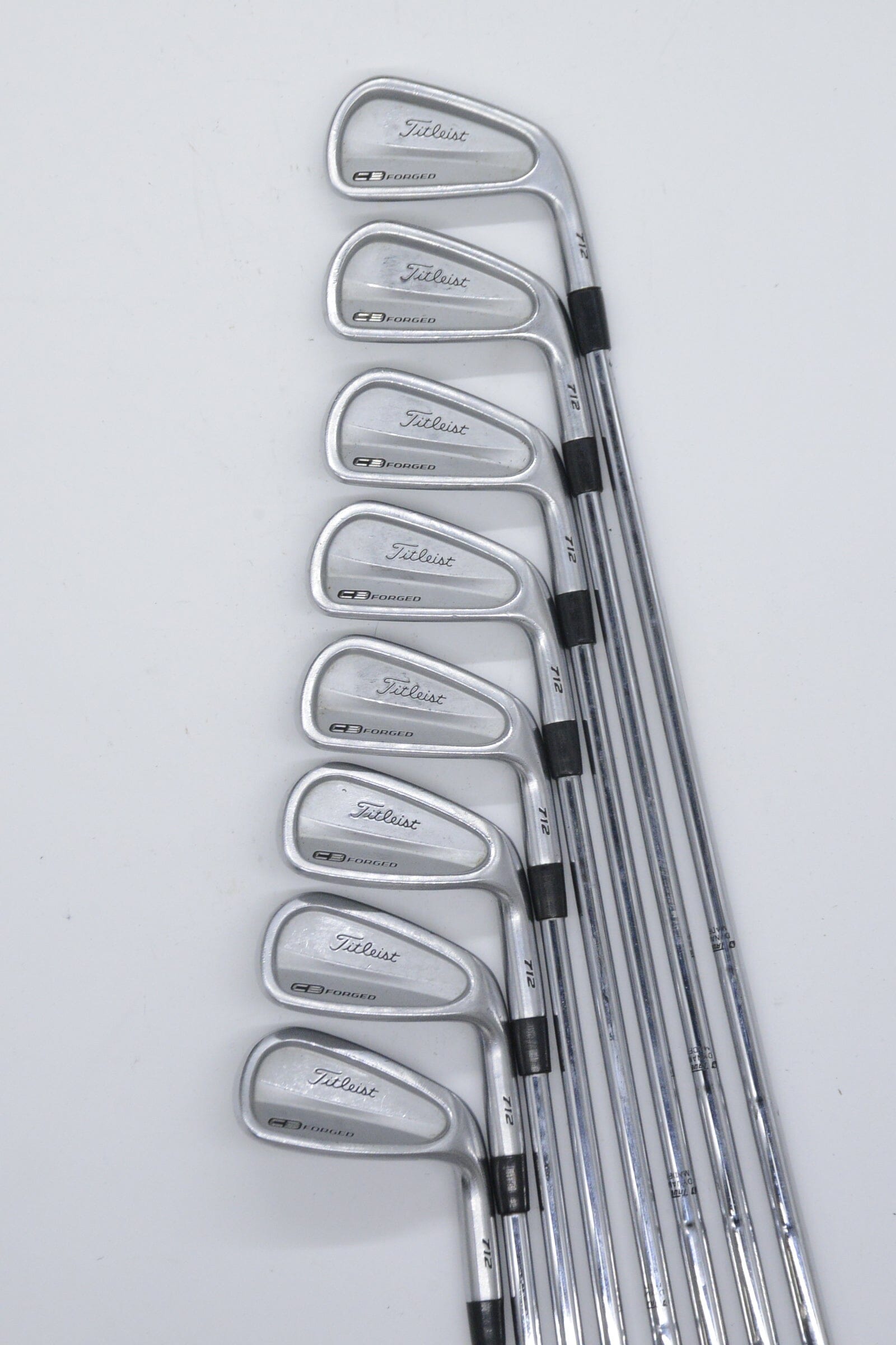 Titleist 712 CB Forged 3-PW Iron Set S Flex +0.25" Golf Clubs GolfRoots
