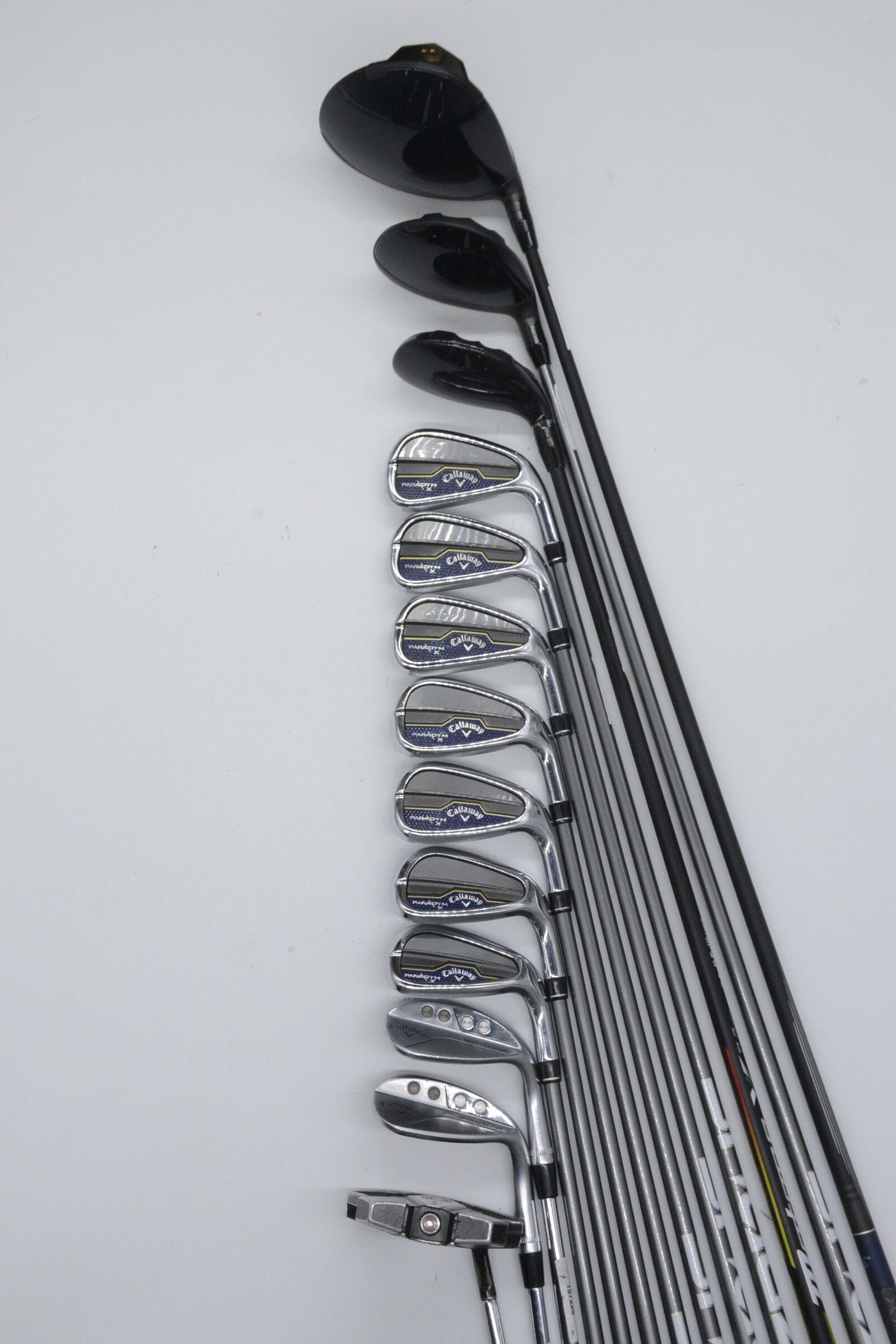 Callaway Paradym X Mixed Full Set S Flex -0.5" Golf Clubs GolfRoots