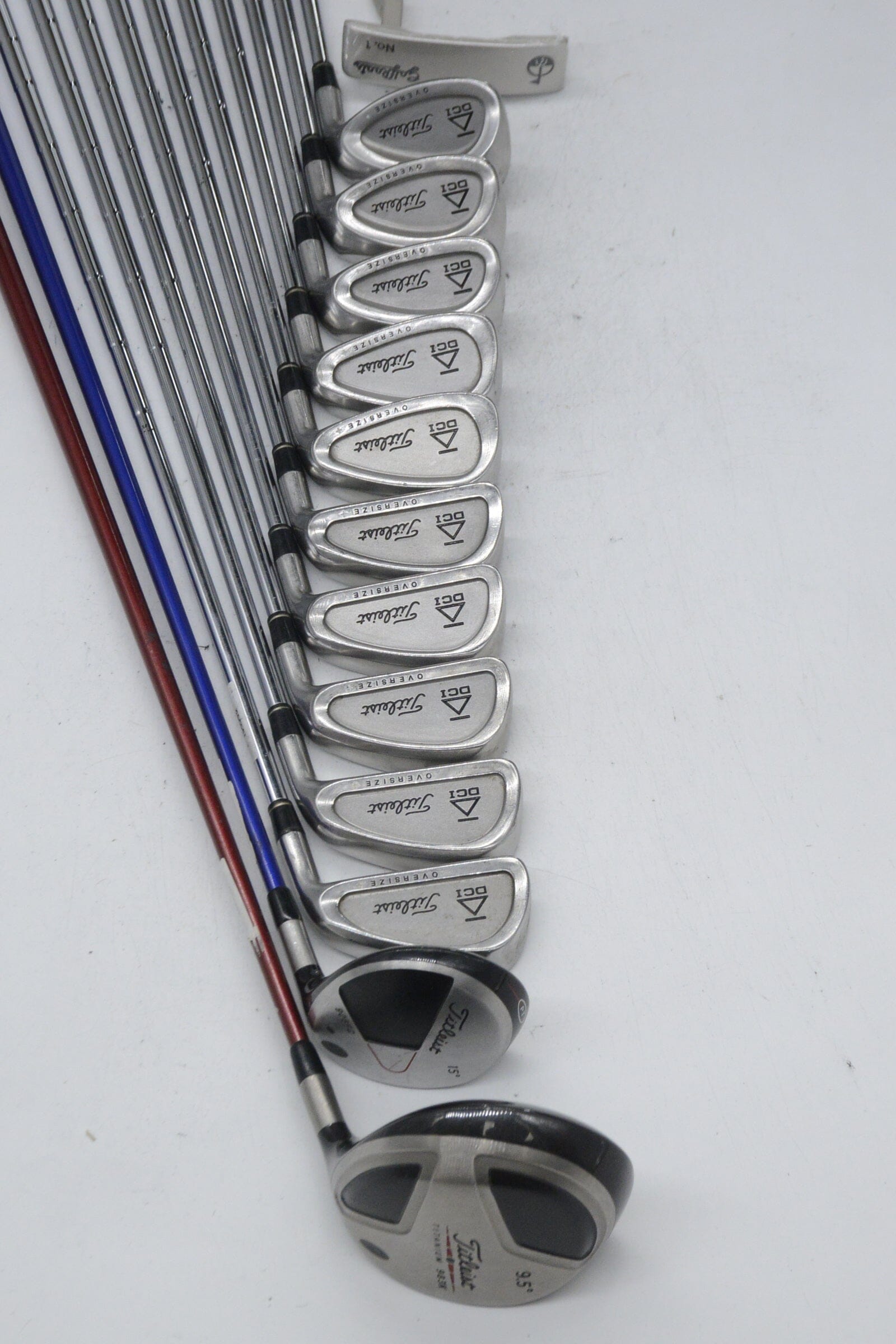 Titleist DCI Oversize + Mixed Full Set S Flex Std Length