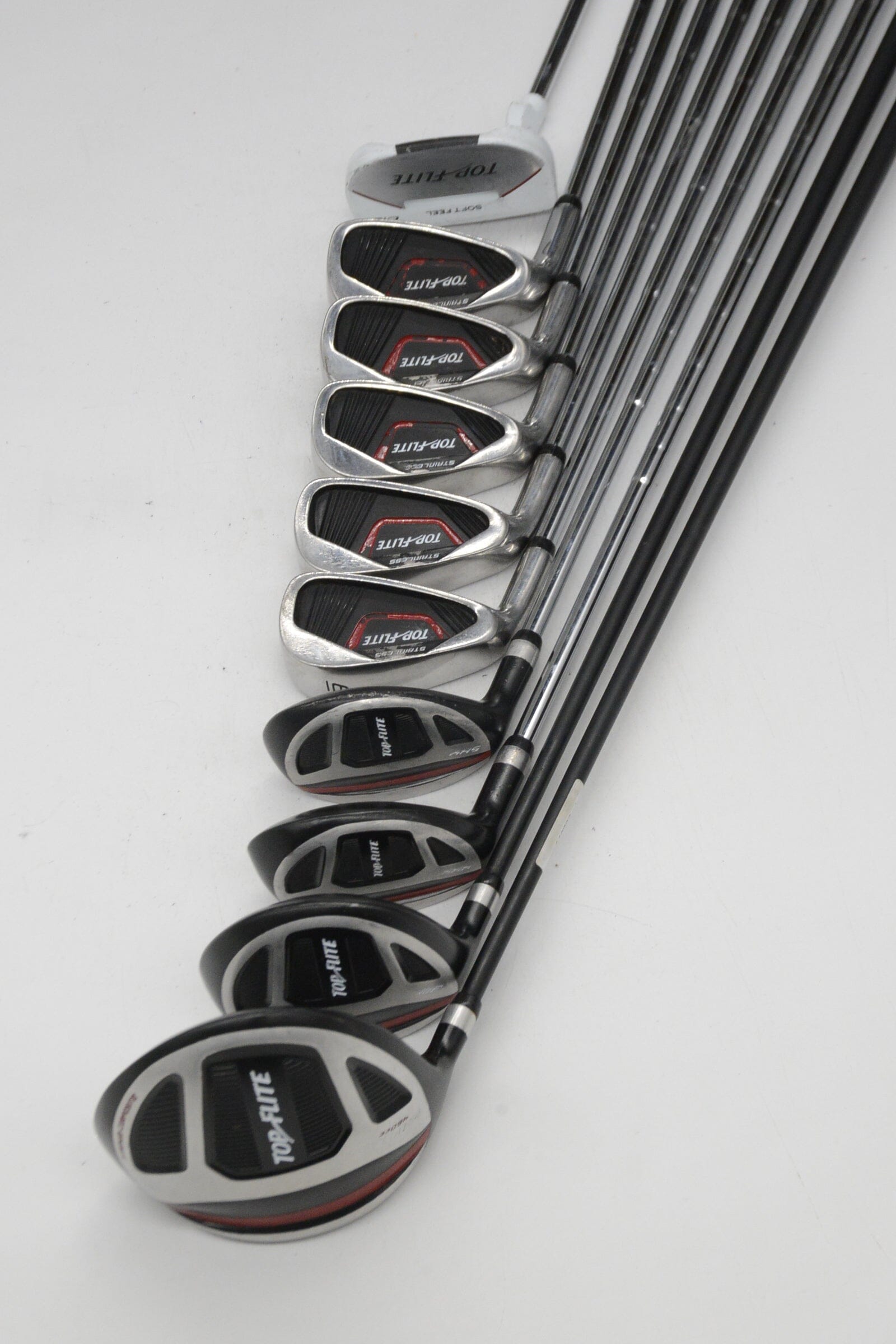 Lefty Top Flite Mixed Full Set R Flex Std Length Golf Clubs GolfRoots