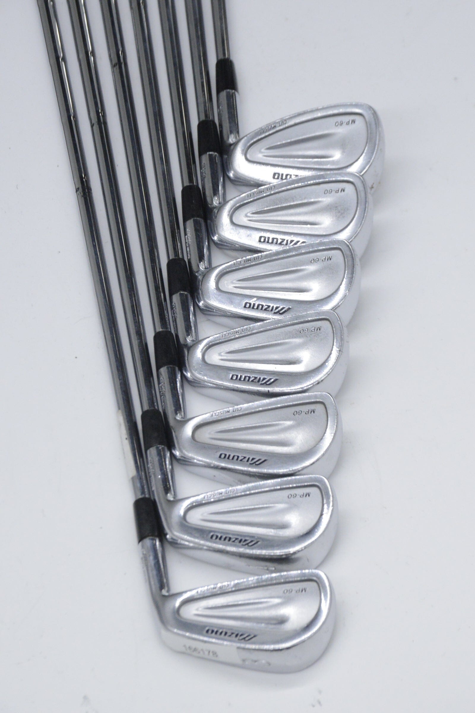 Mizuno MP-60 3-9 Iron Set S Flex +0.5" Golf Clubs GolfRoots