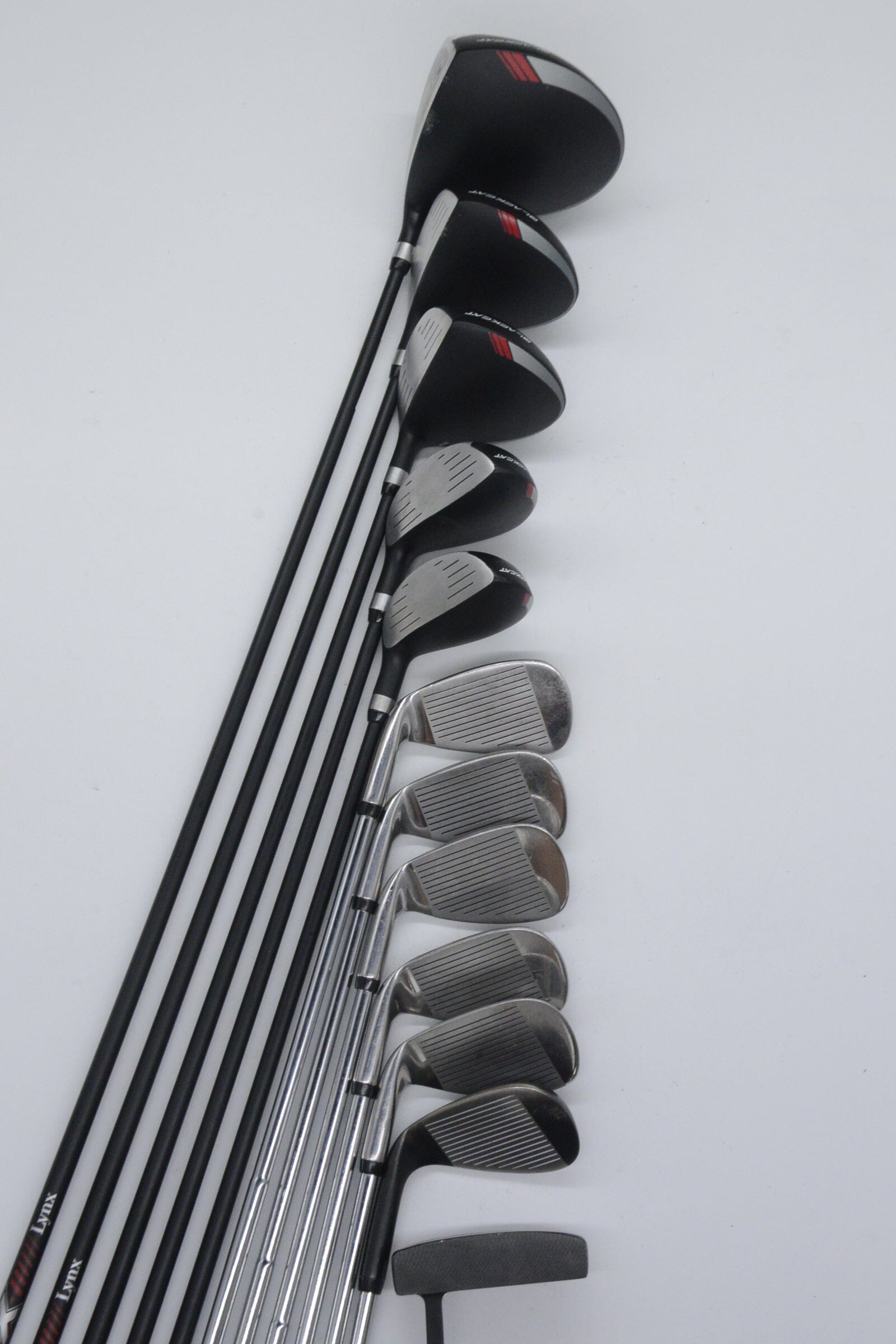 Lynx Black Cat Mixed Full Set R Flex +0.5" Golf Clubs GolfRoots