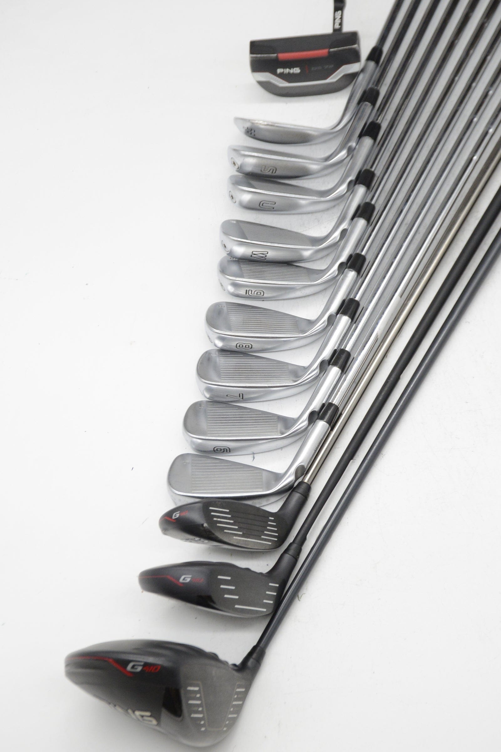 Ping G410 Mixed Full Set S Flex +0.5" Golf Clubs GolfRoots