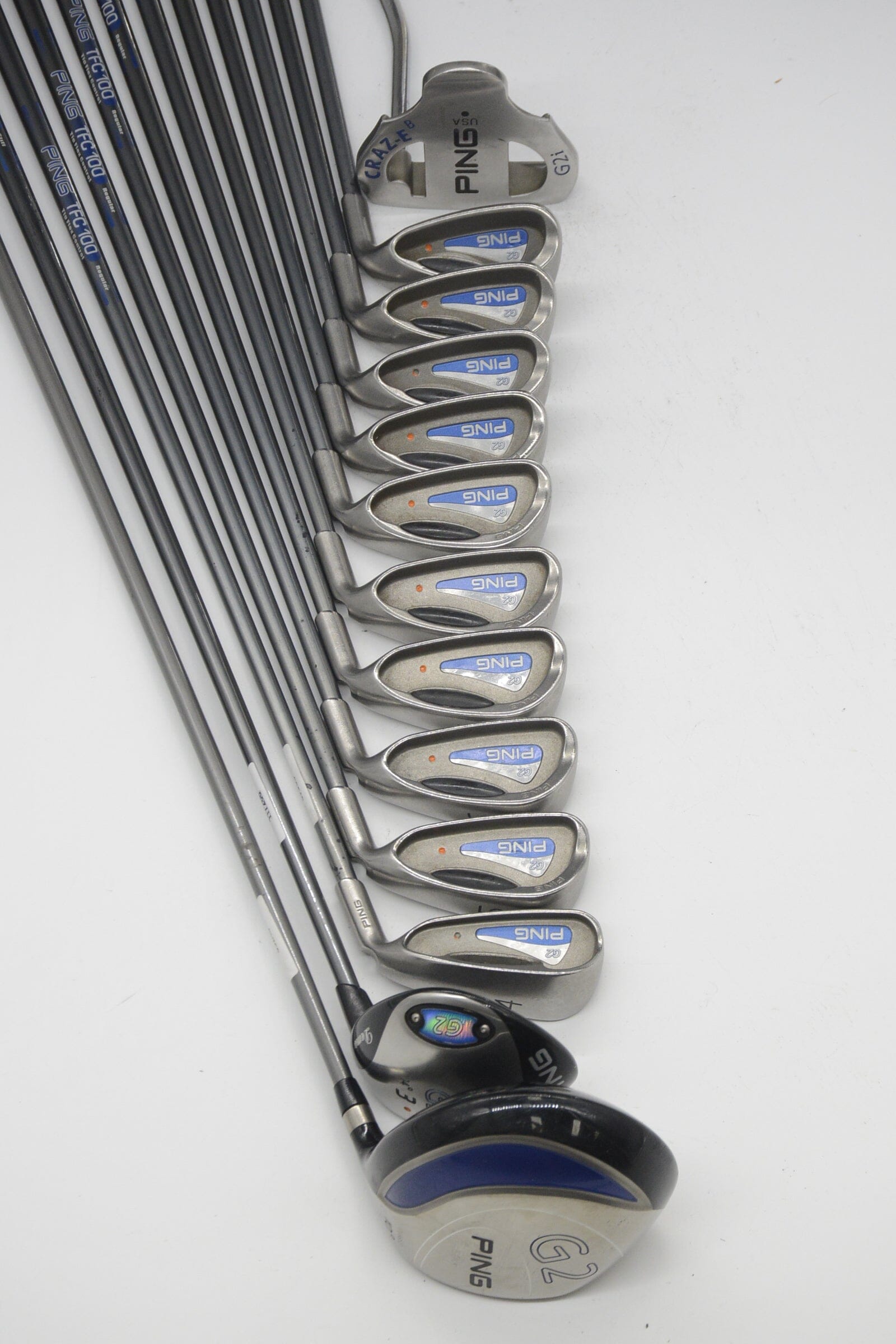 Ping G2 Mixed Full Set R Flex -0.75" Golf Clubs GolfRoots