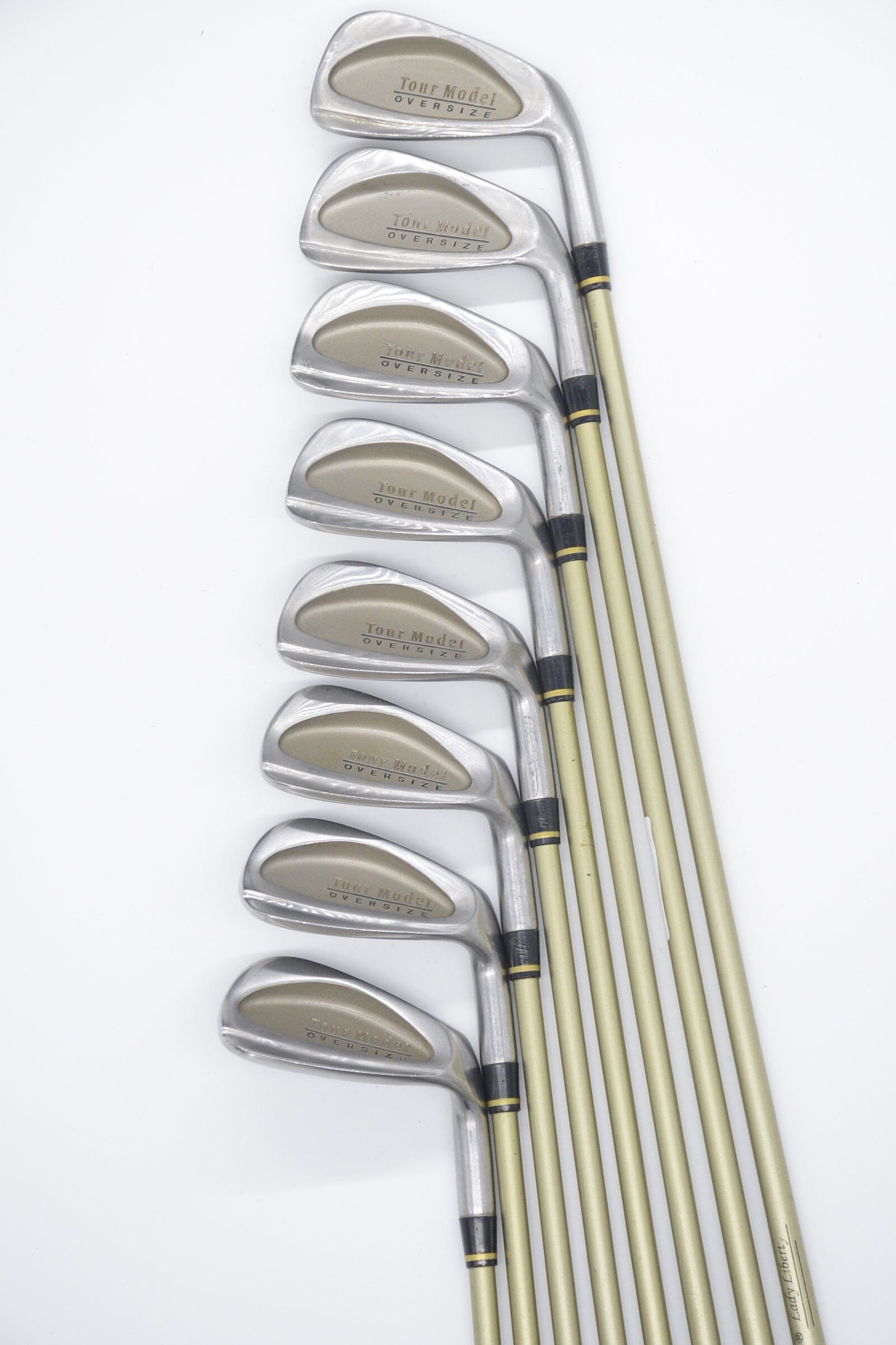 Women's TourModel Oversize 3-4, 6-PW, SW Iron Set W Flex -0.5" Golf Clubs GolfRoots