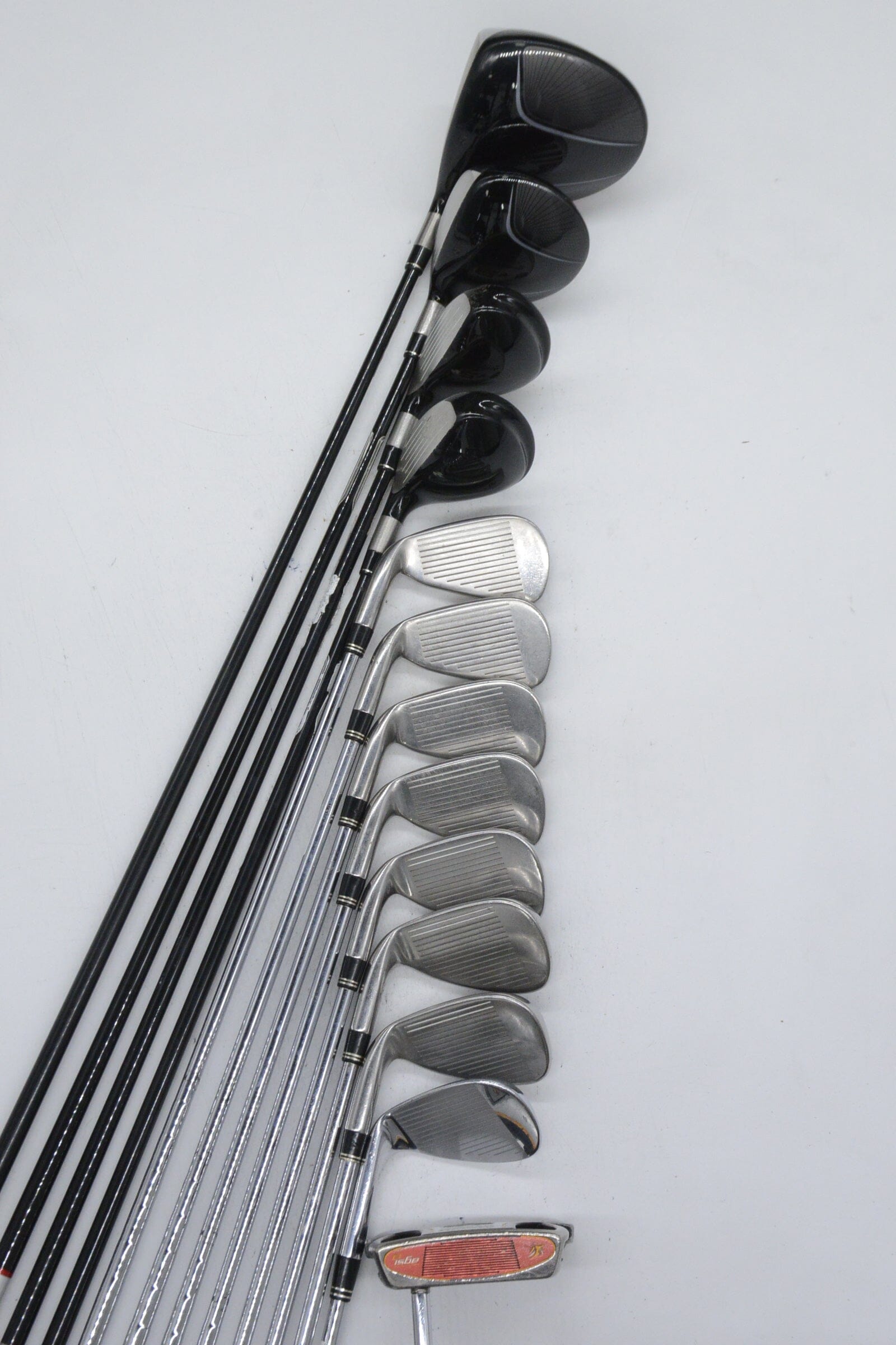 *Dented* TaylorMade Burner Plus Mixed Full Set R Flex +0.5" Golf Clubs GolfRoots