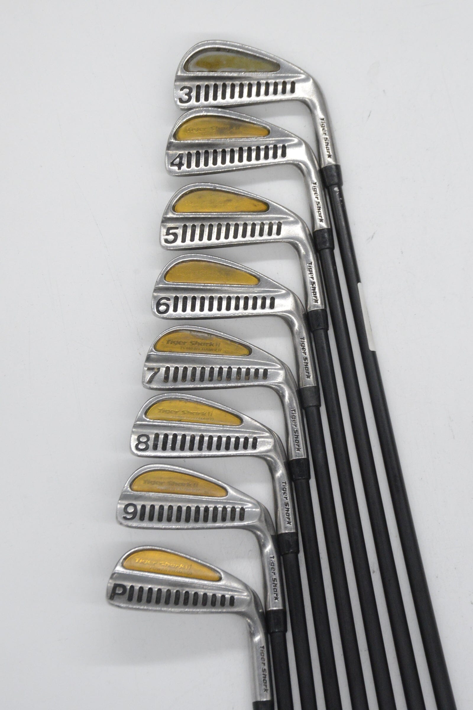 Tiger Shark Power Chamber 3-PW Iron Set R Flex +0.25" Golf Clubs GolfRoots