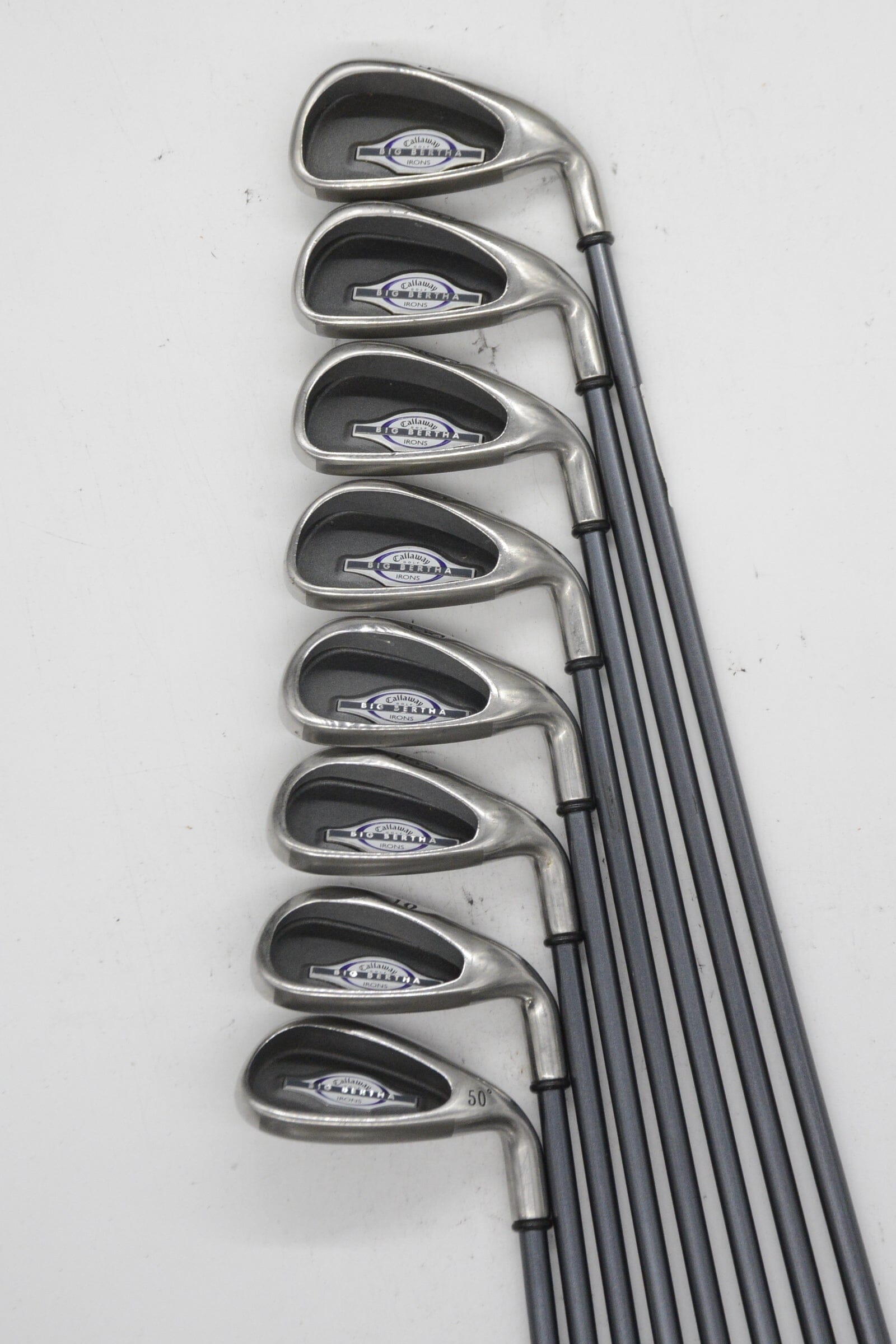 Women's Callaway Big Bertha 2004 4-AW Iron Set W Flex -0.5" Golf Clubs GolfRoots