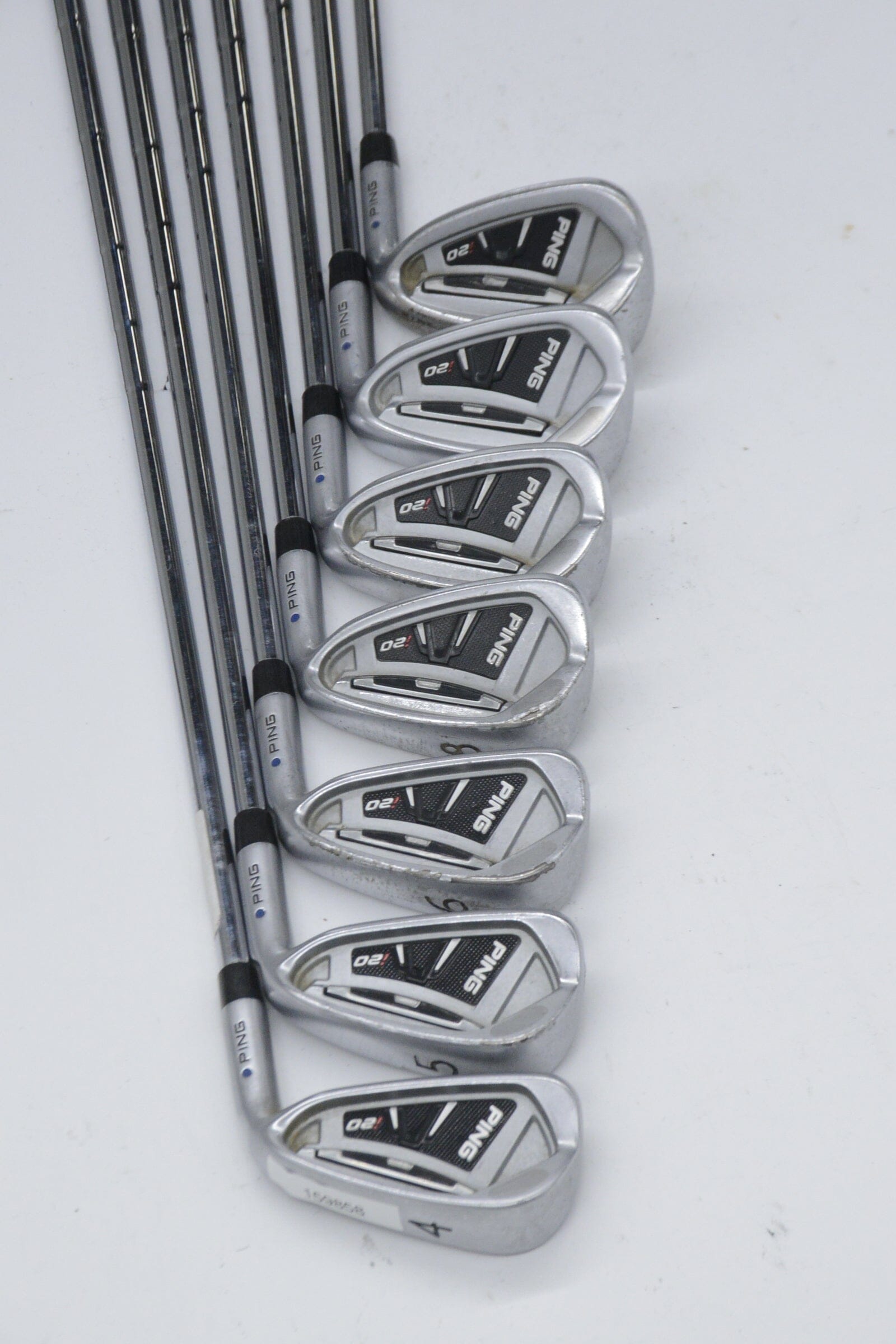 Ping I20 4-6, 8-PW, SW Iron Set S Flex +0.25"