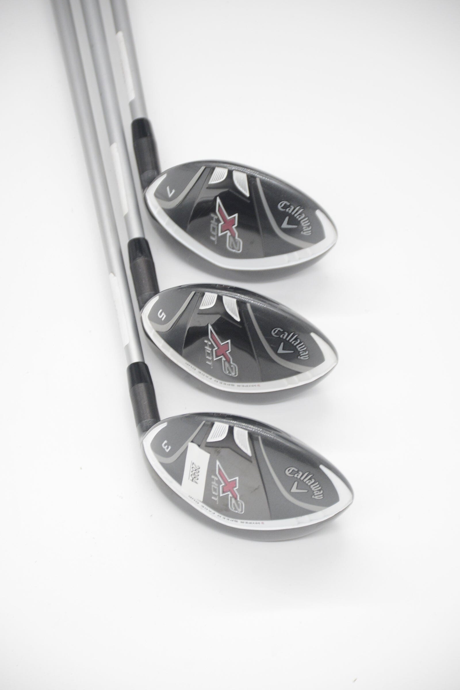 Women's Callaway X2 Hot 3W, 5W, 7W Wood Set W Flex Golf Clubs GolfRoots
